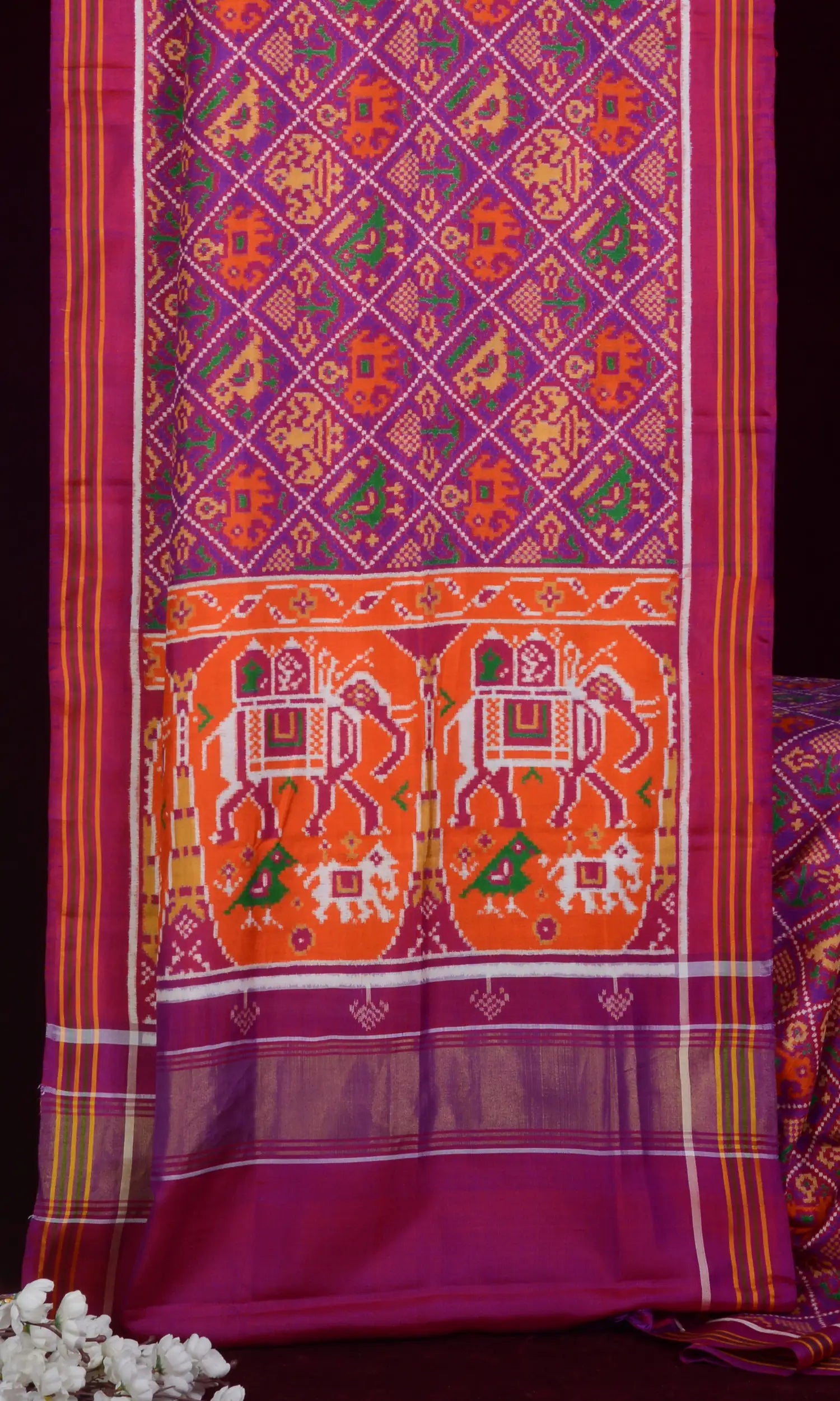 Double Ikat Patola Saree