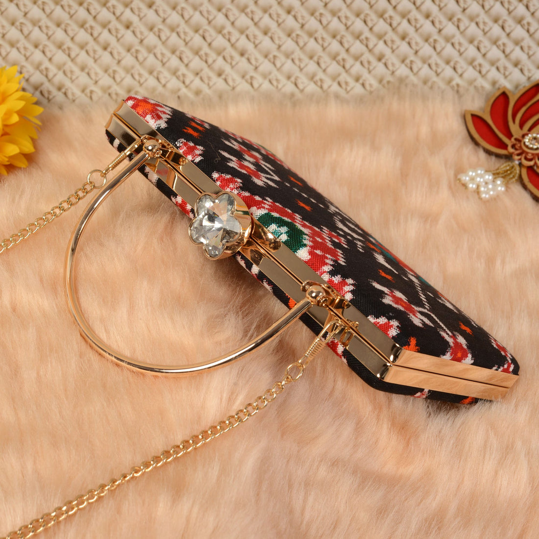 Double Ikat Patola Clutch