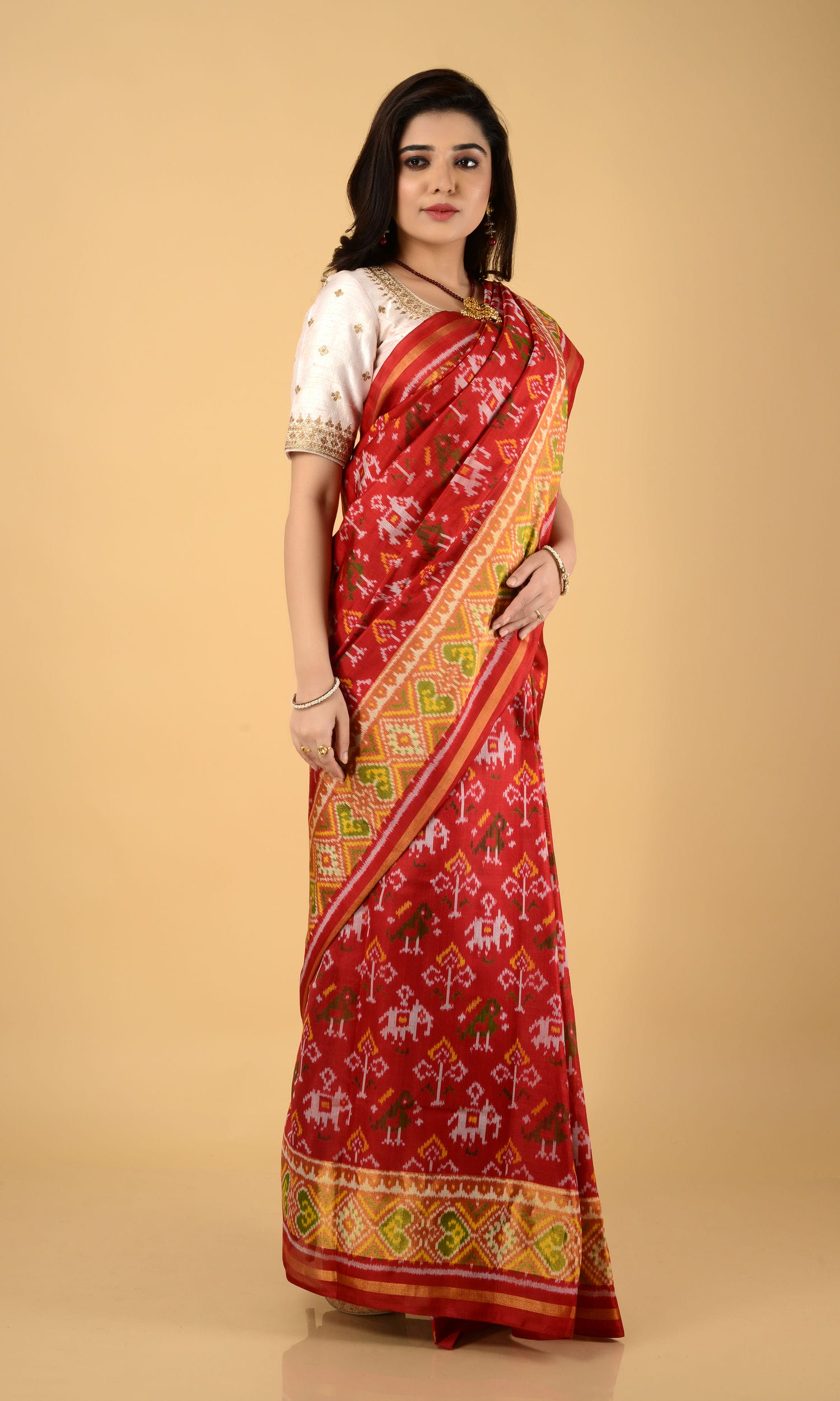 Rajkoti Patola Saree