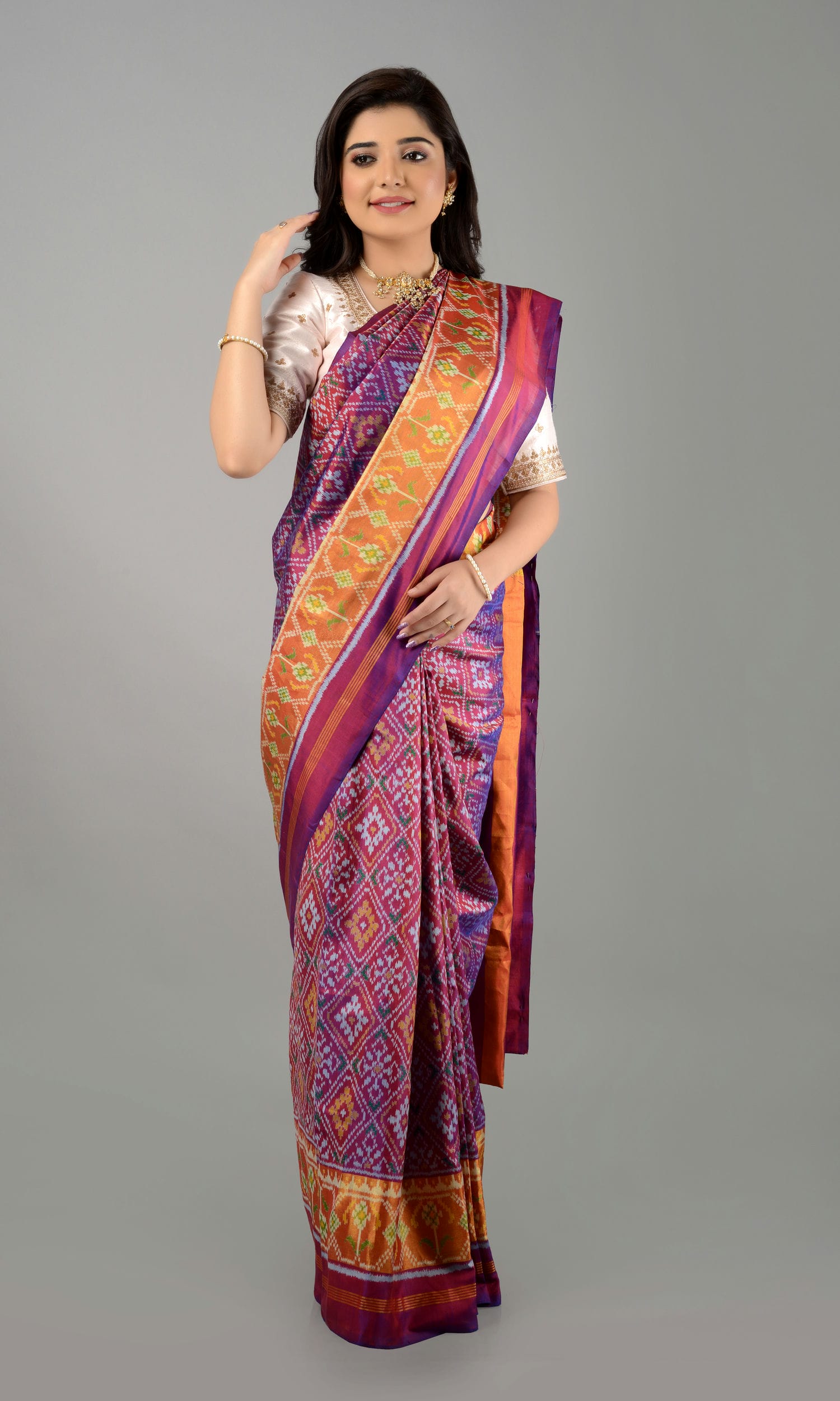 Rajkoti Patola Saree Chanda
