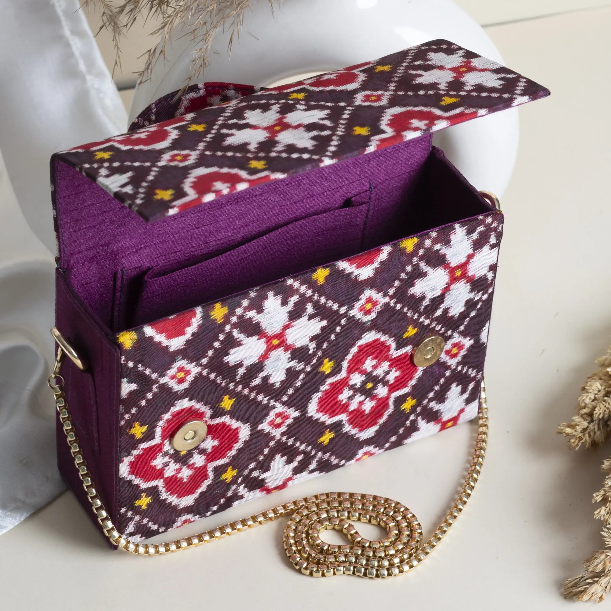 Double Ikat Patola Clutch