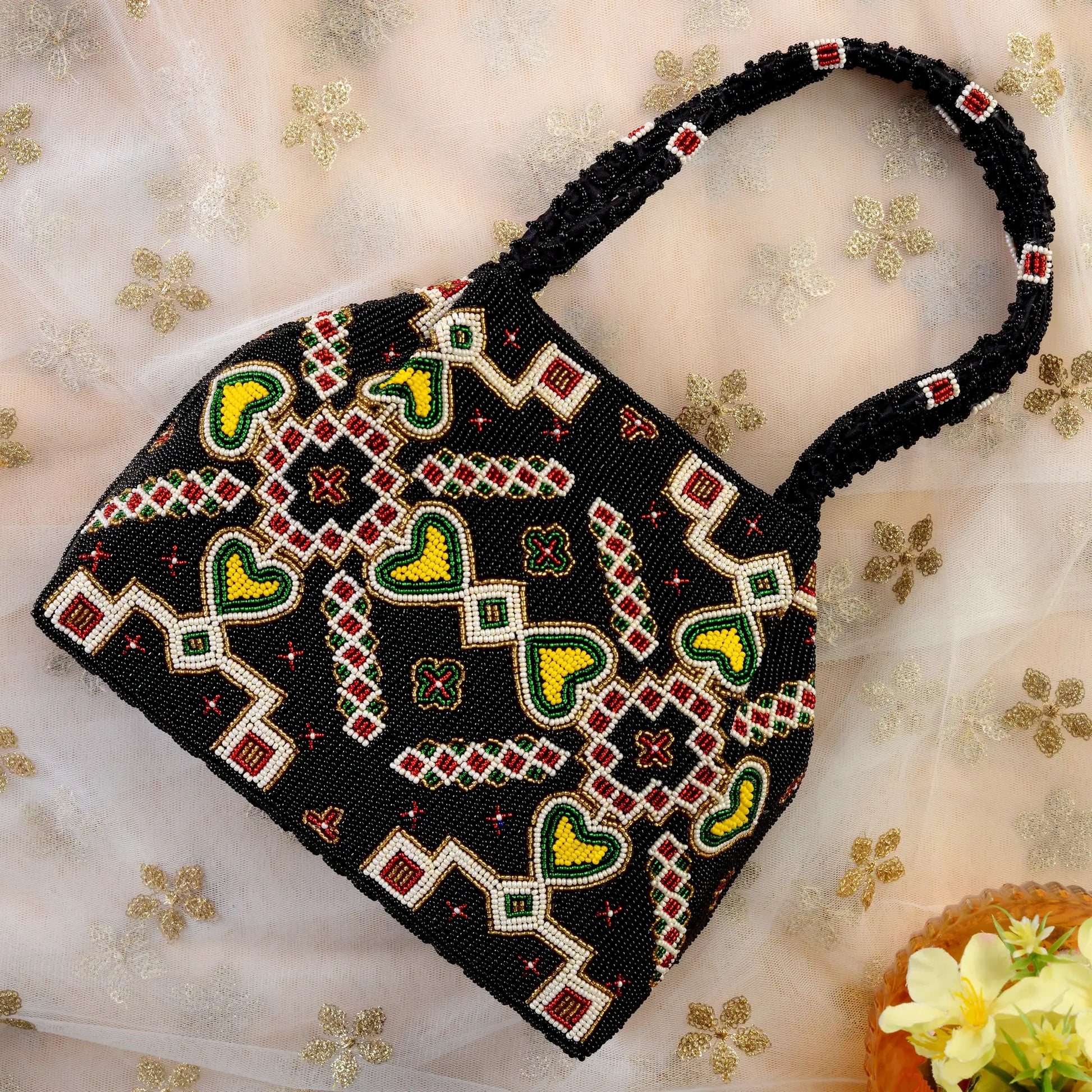 Patola Beaded Batva