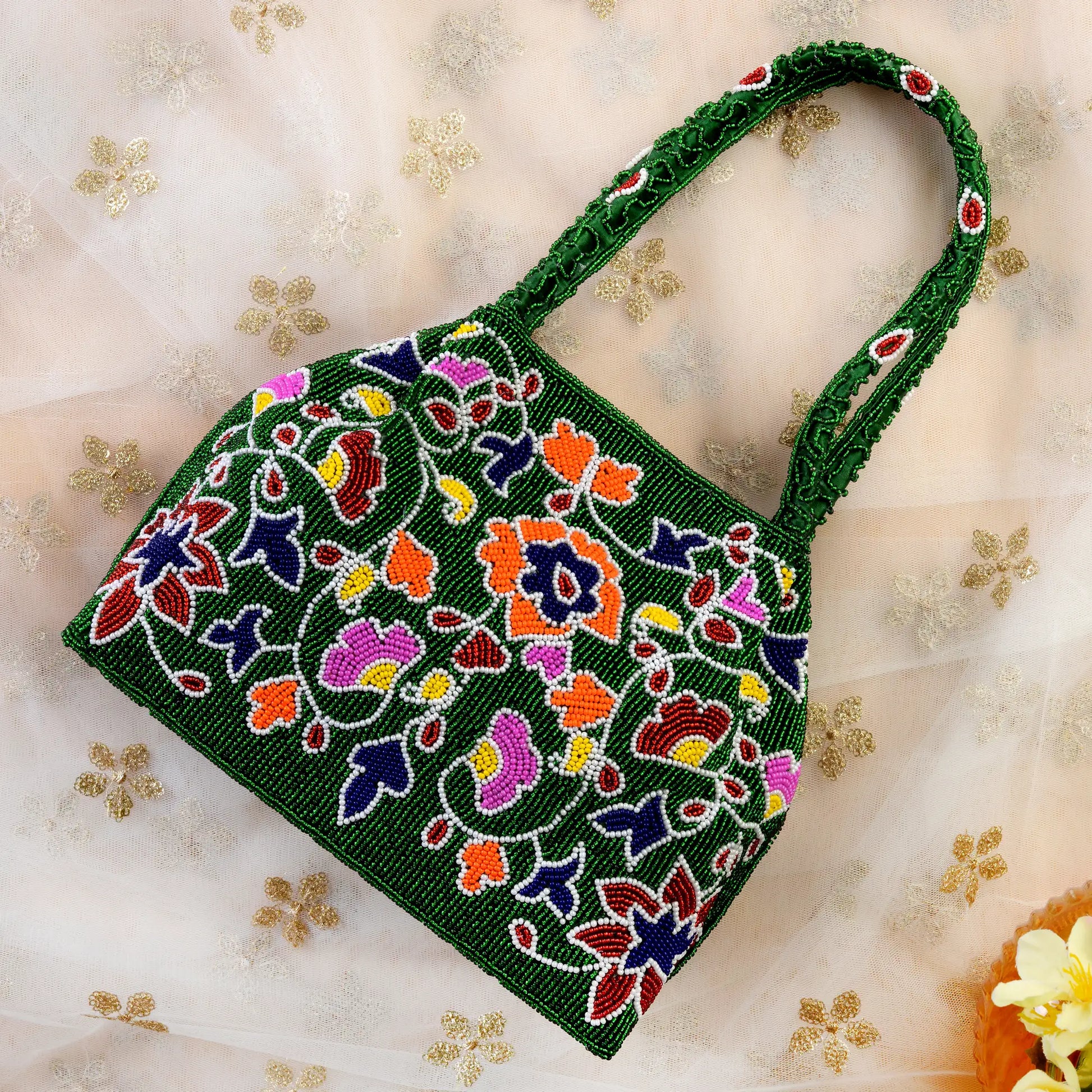 Patola Beaded Batva