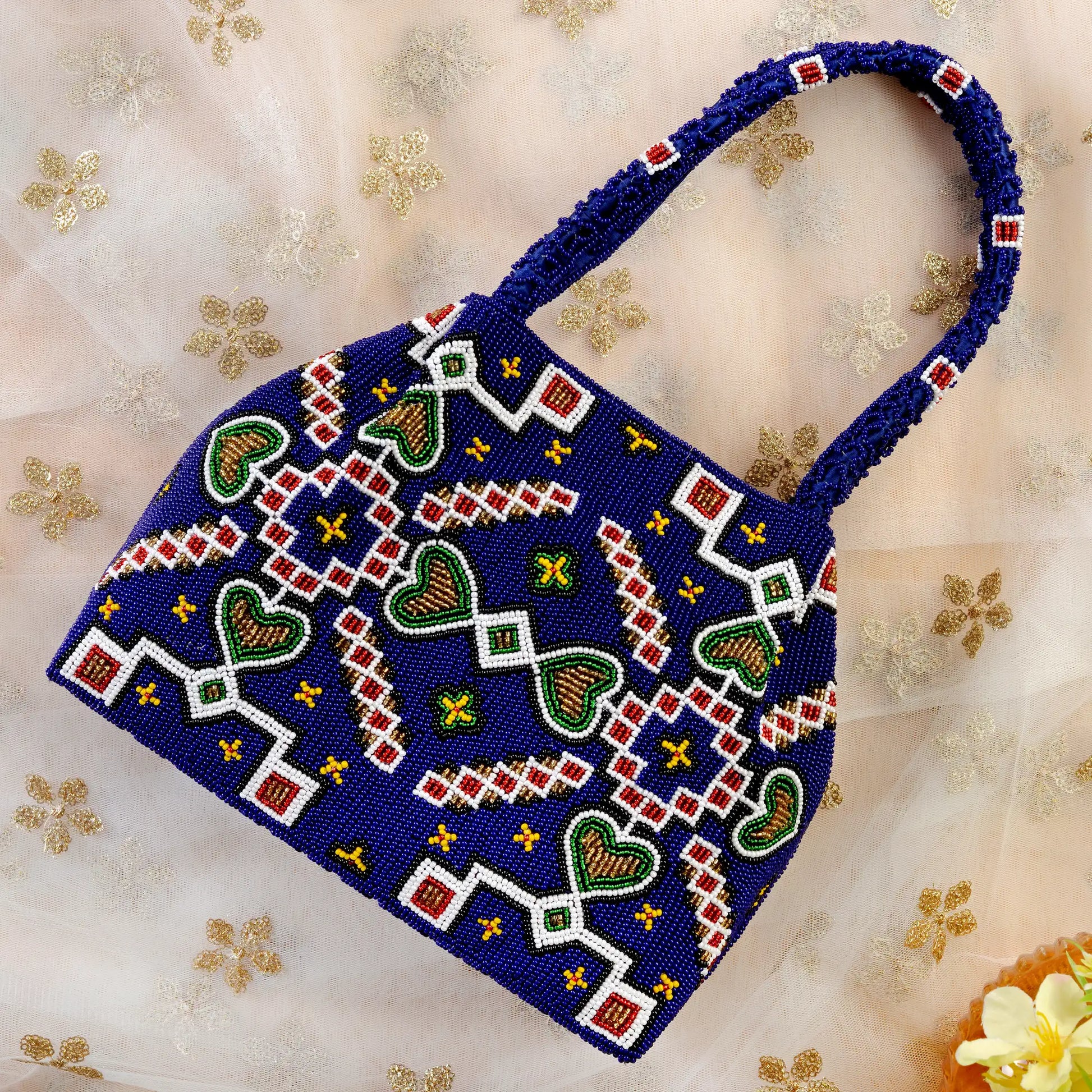 Patola Beaded Batva