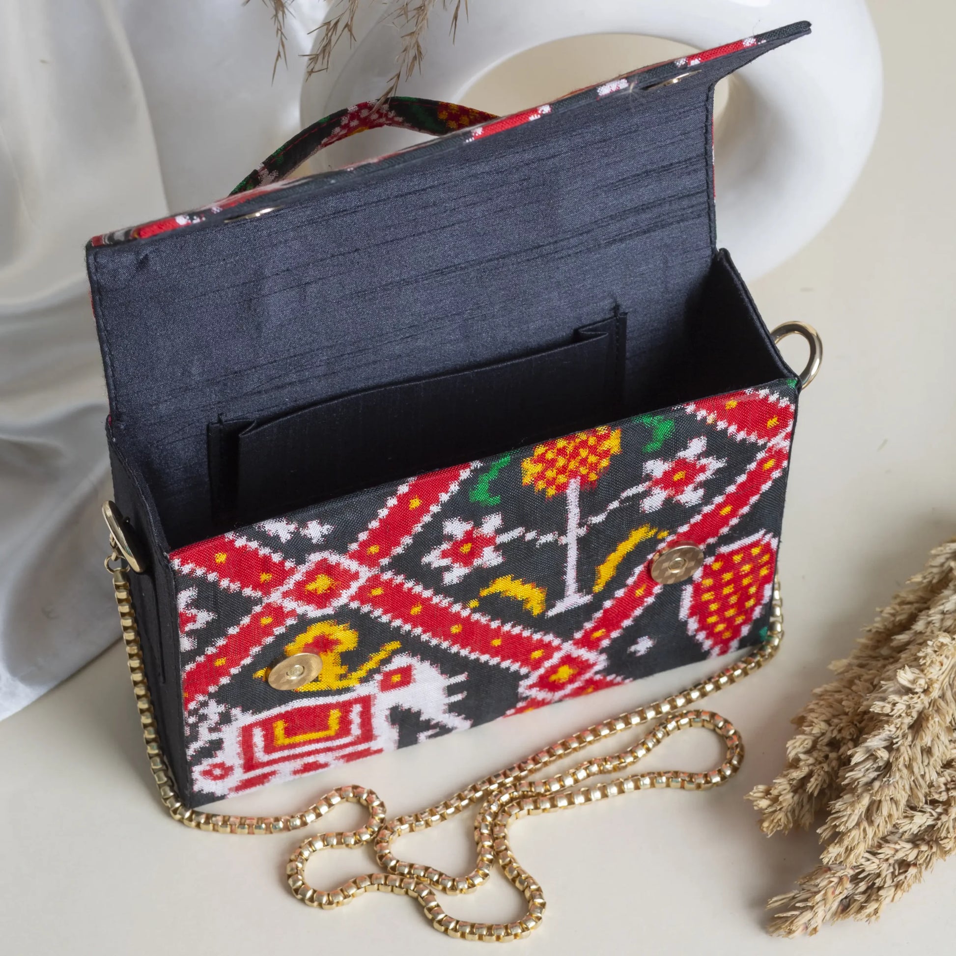 Double Ikat Patola Clutch