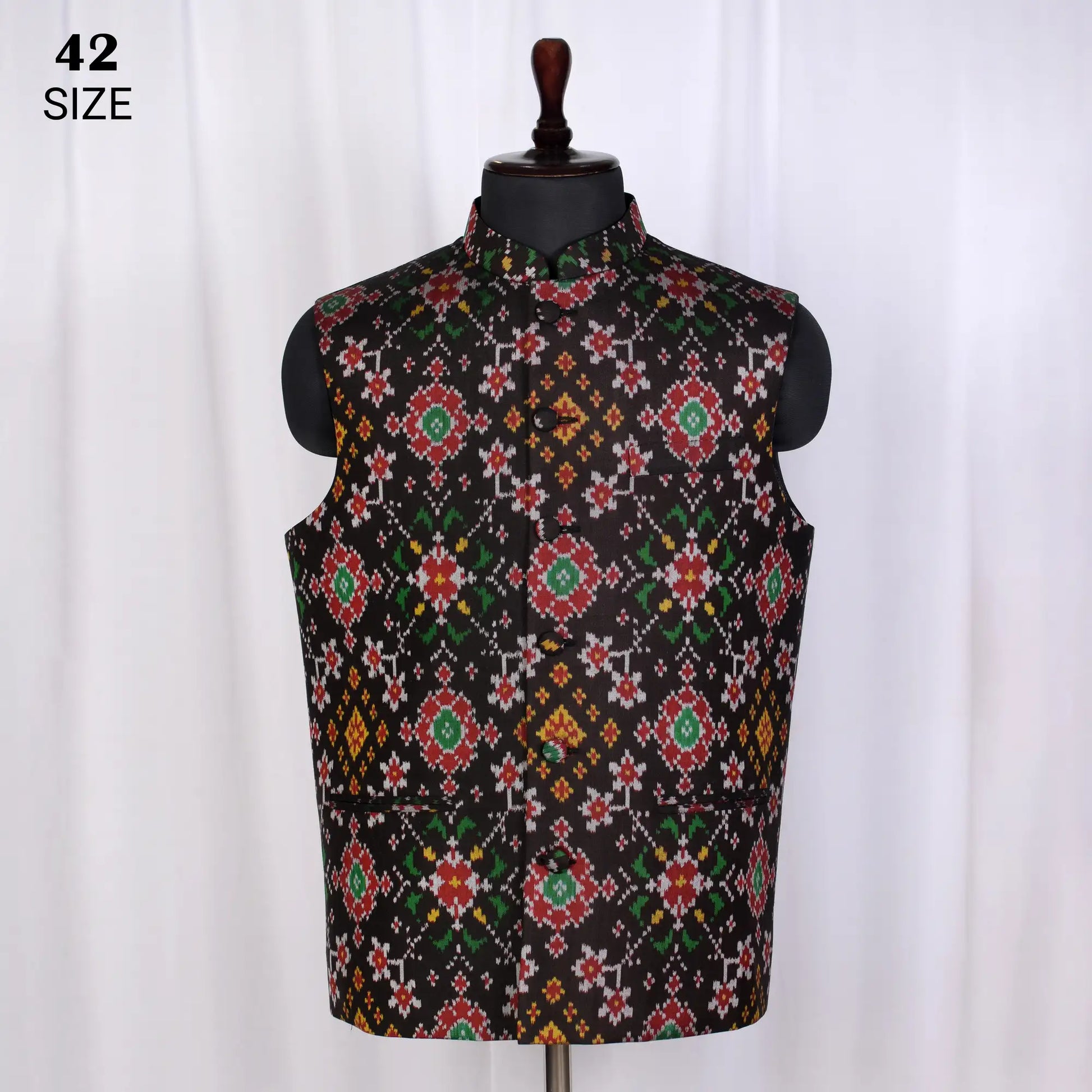 Modi Jacket Single Ikat Patola