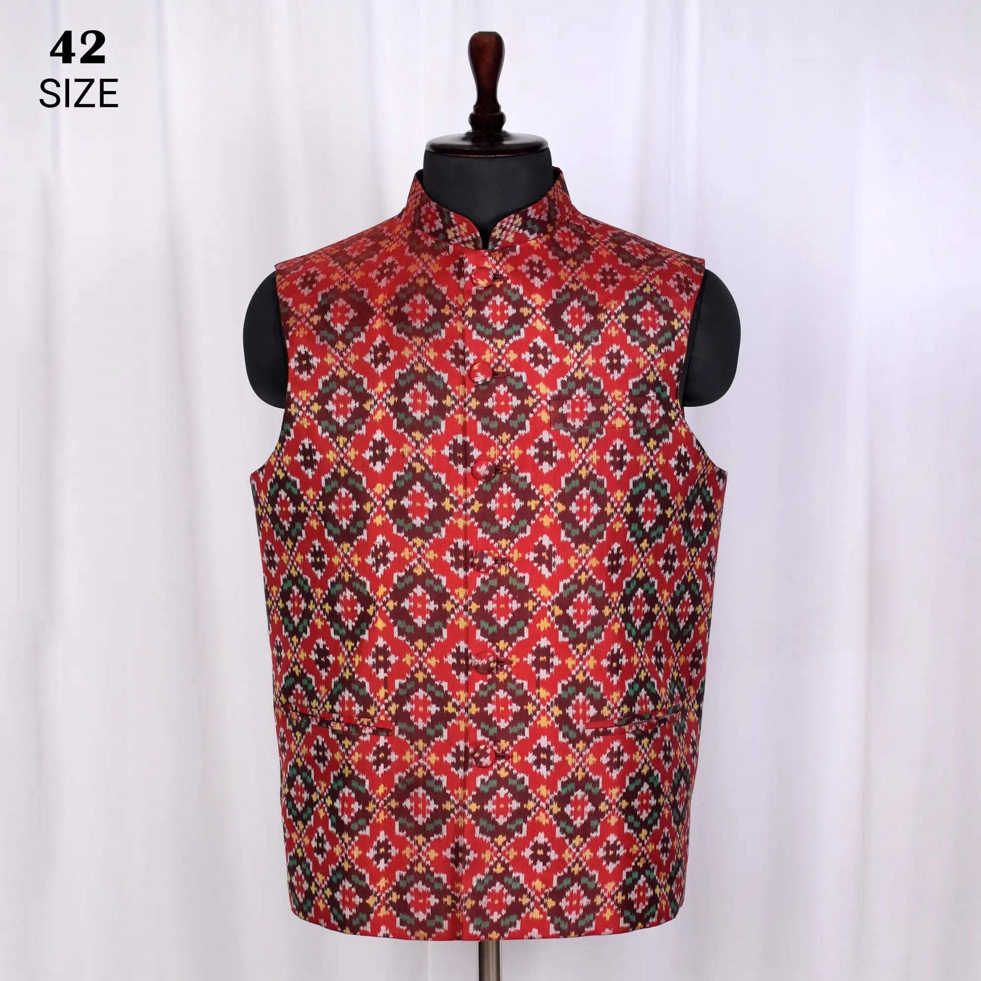 Modi Jacket Single Ikat Patola