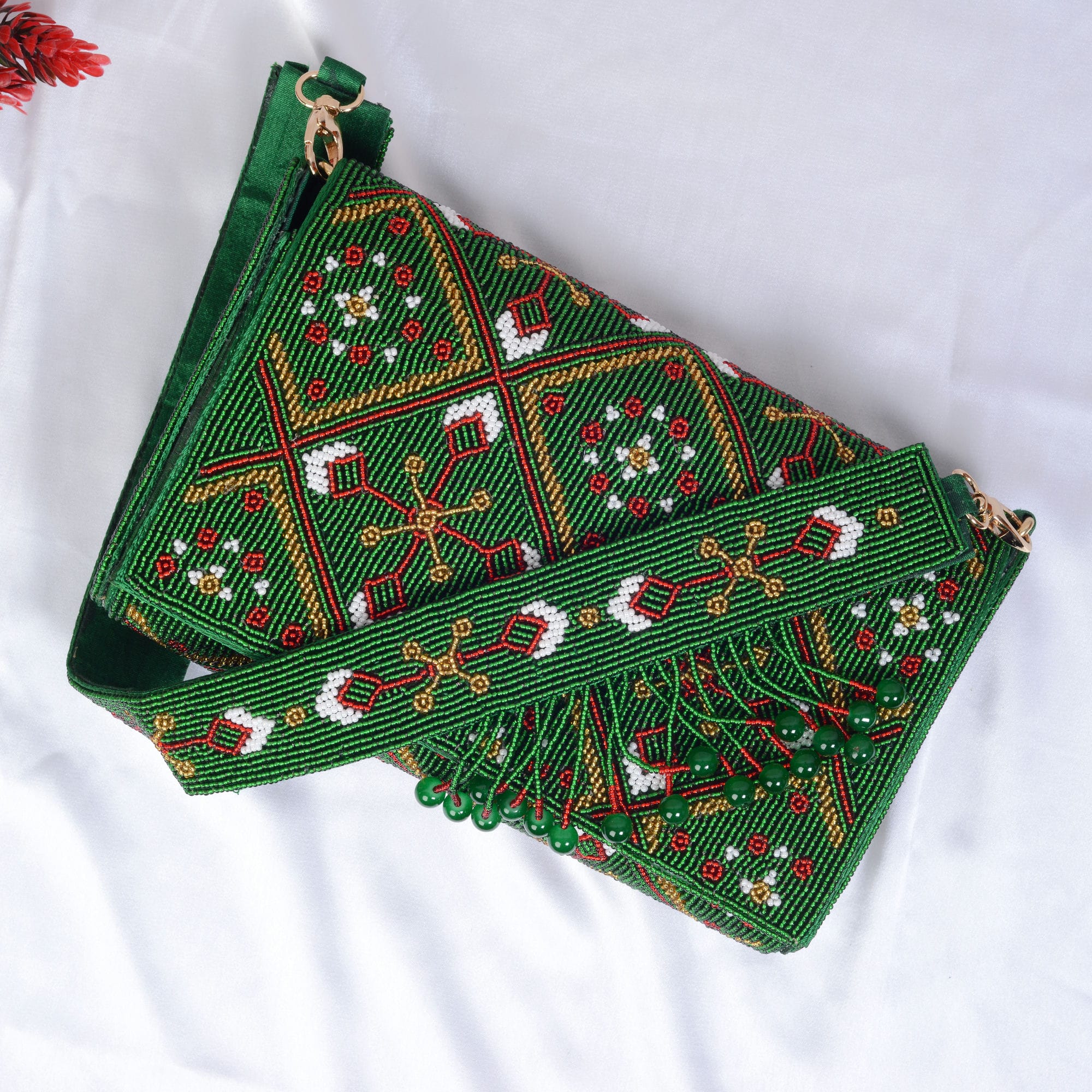 Moti Patola Beaded Batva