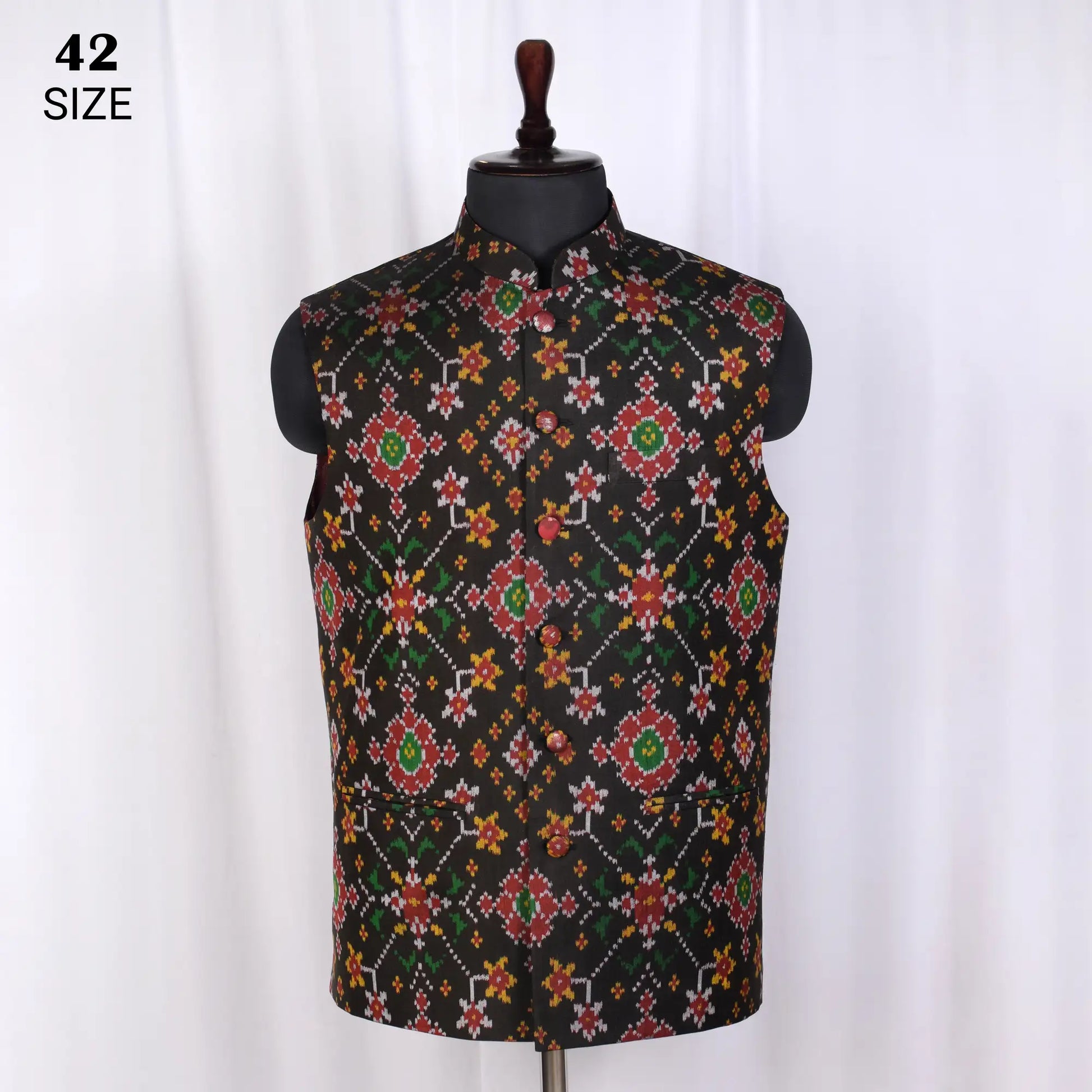 Modi Jacket Single Ikat Patola