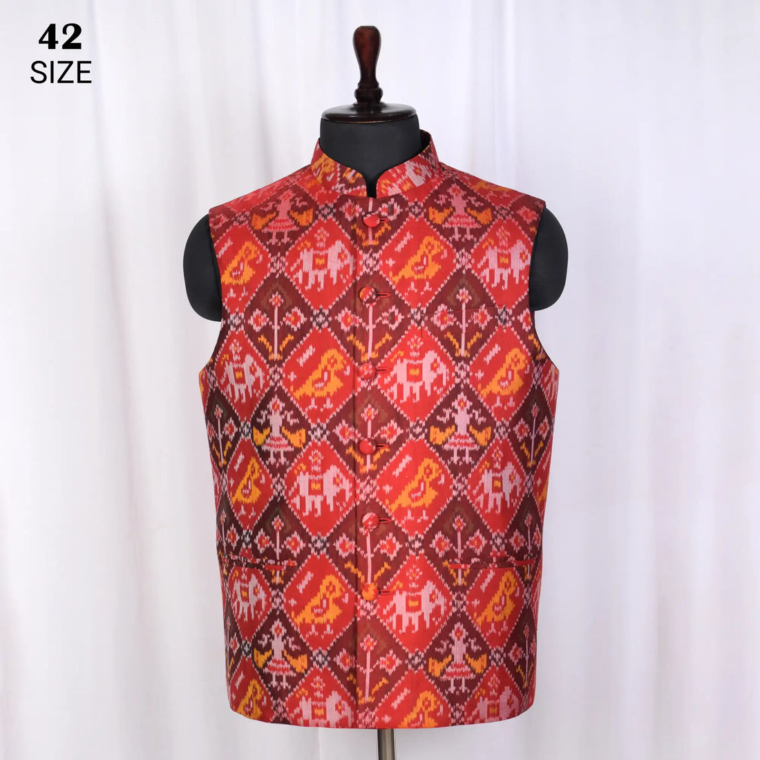 Modi Jacket Single Ikat Patola