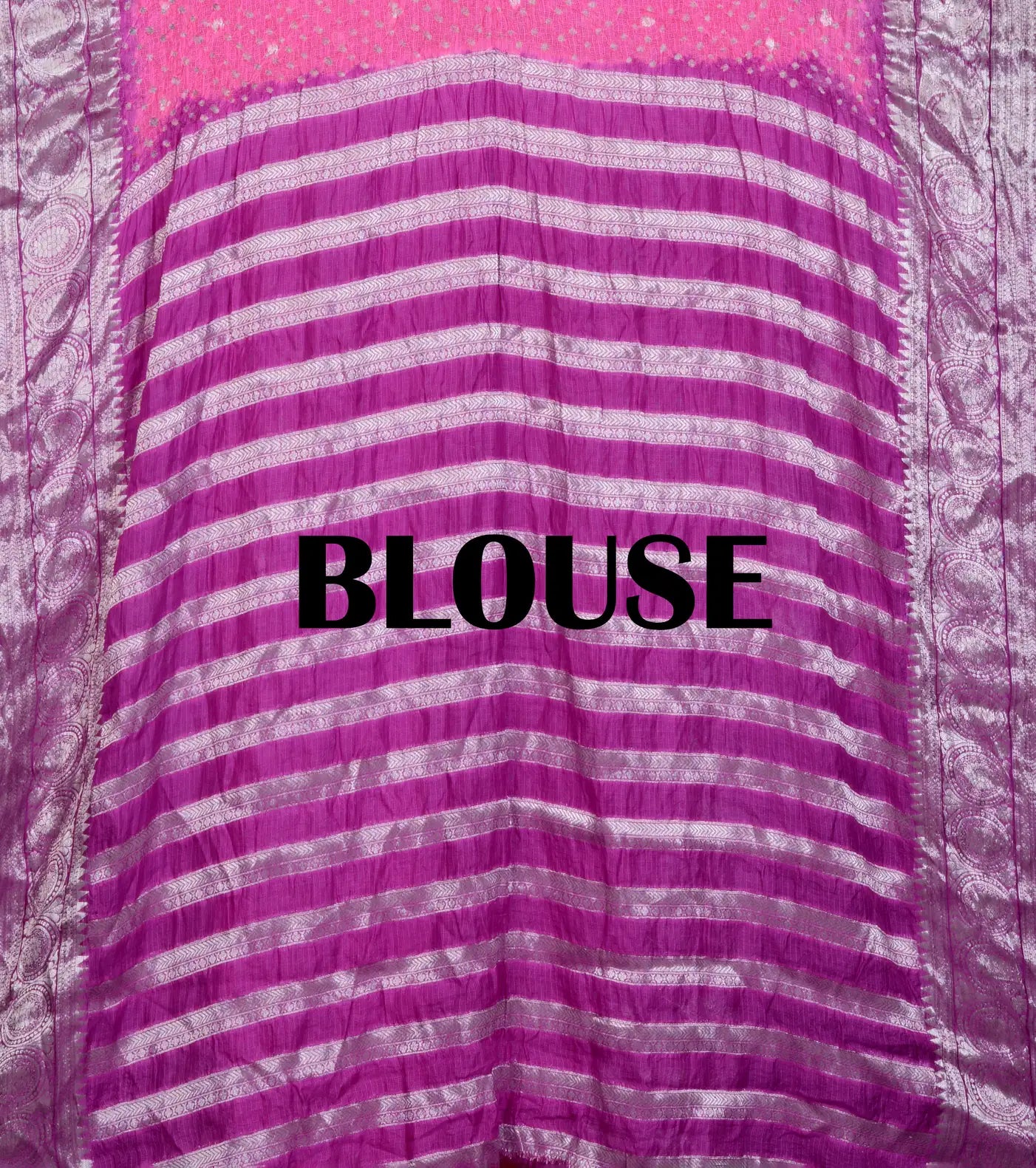 Kota Doriya Banarasi Weave Bandhani Saree