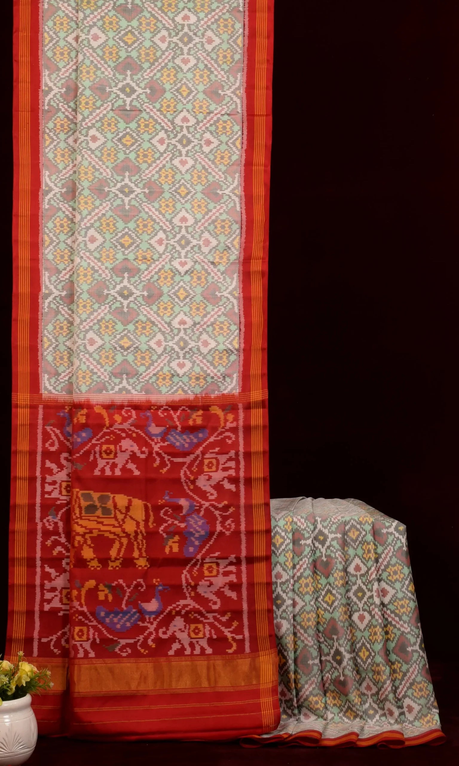 Single Ikat Patola Saree