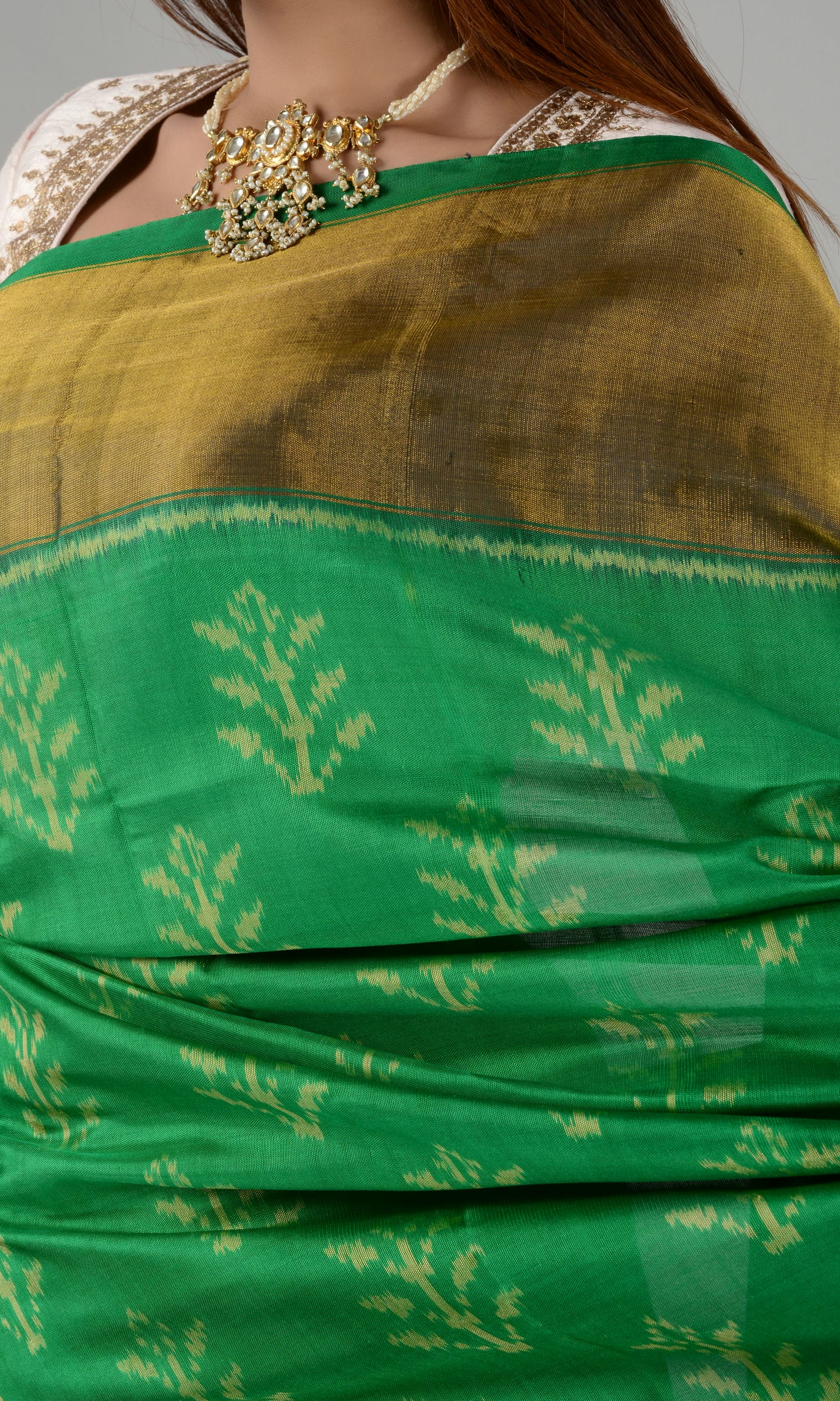 Rajkoti Patola Saree Flower