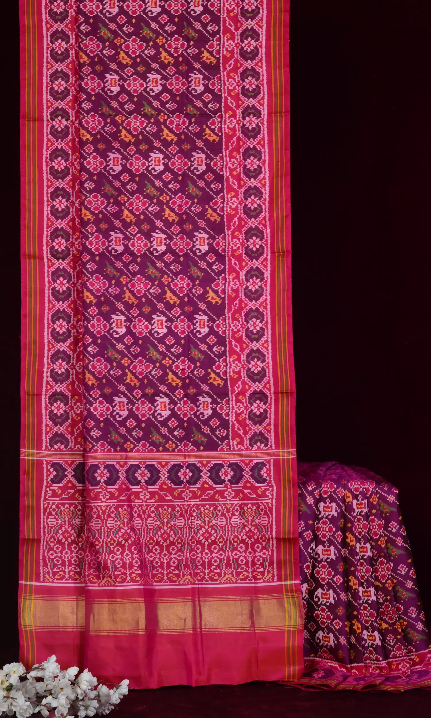 Single Ikat Patola Saree