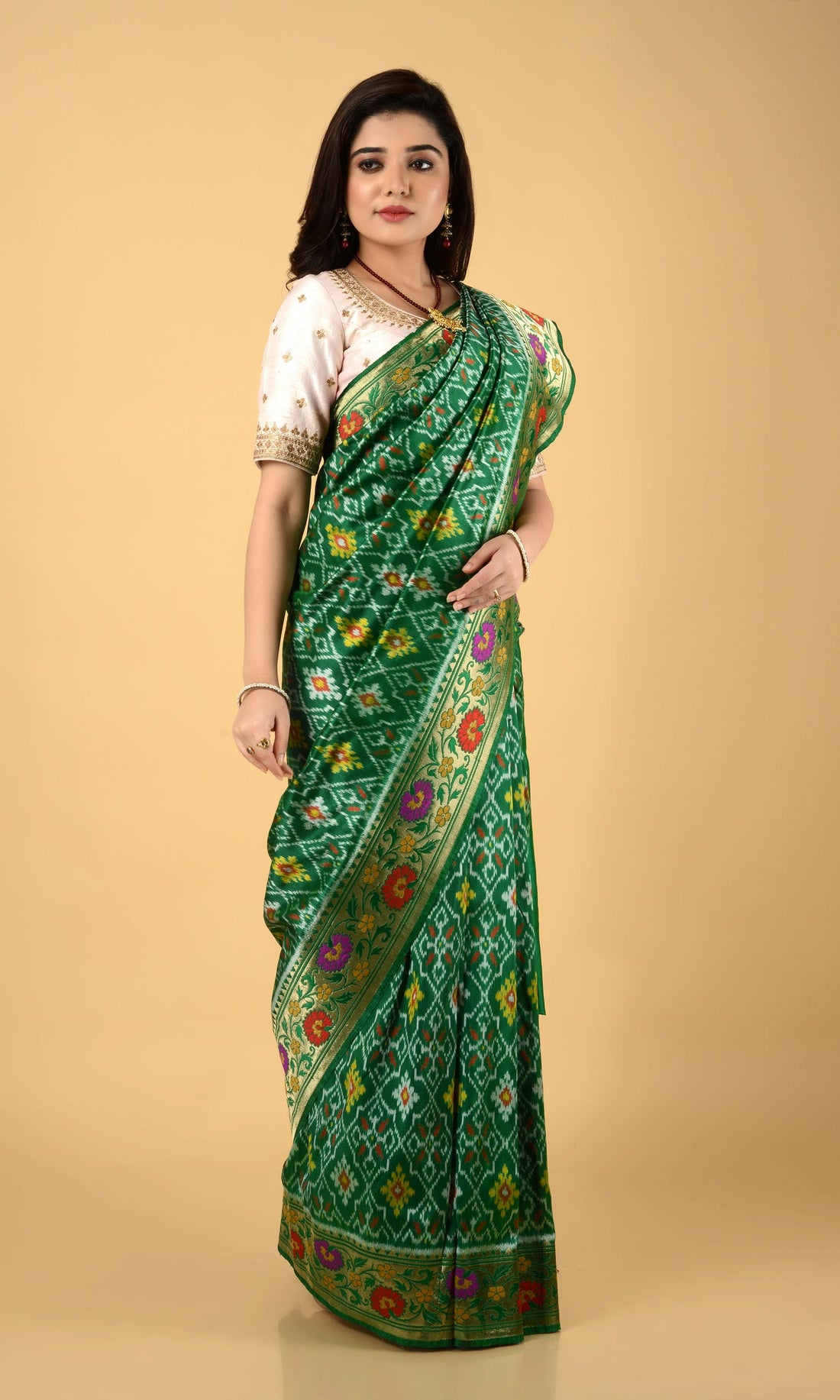 Paithani Sngle Ikat Patola