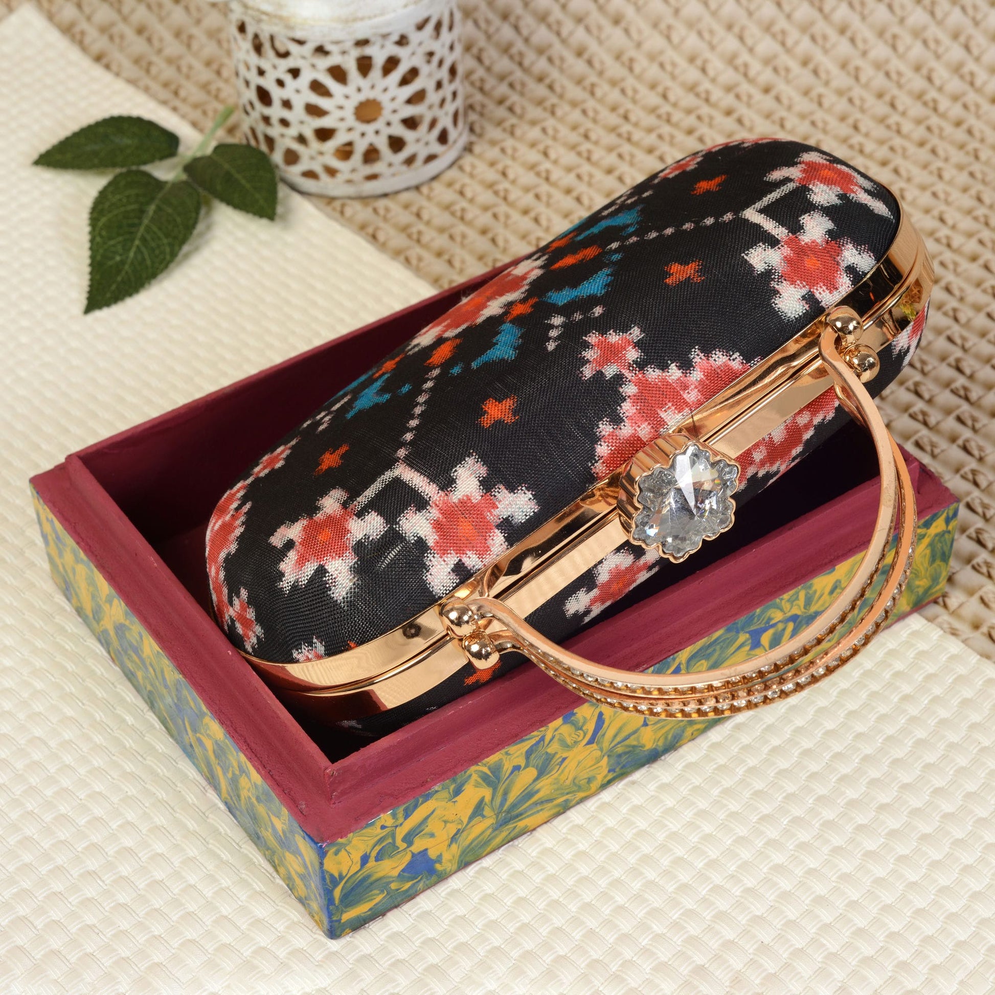 Double Ikat Patola Clutch