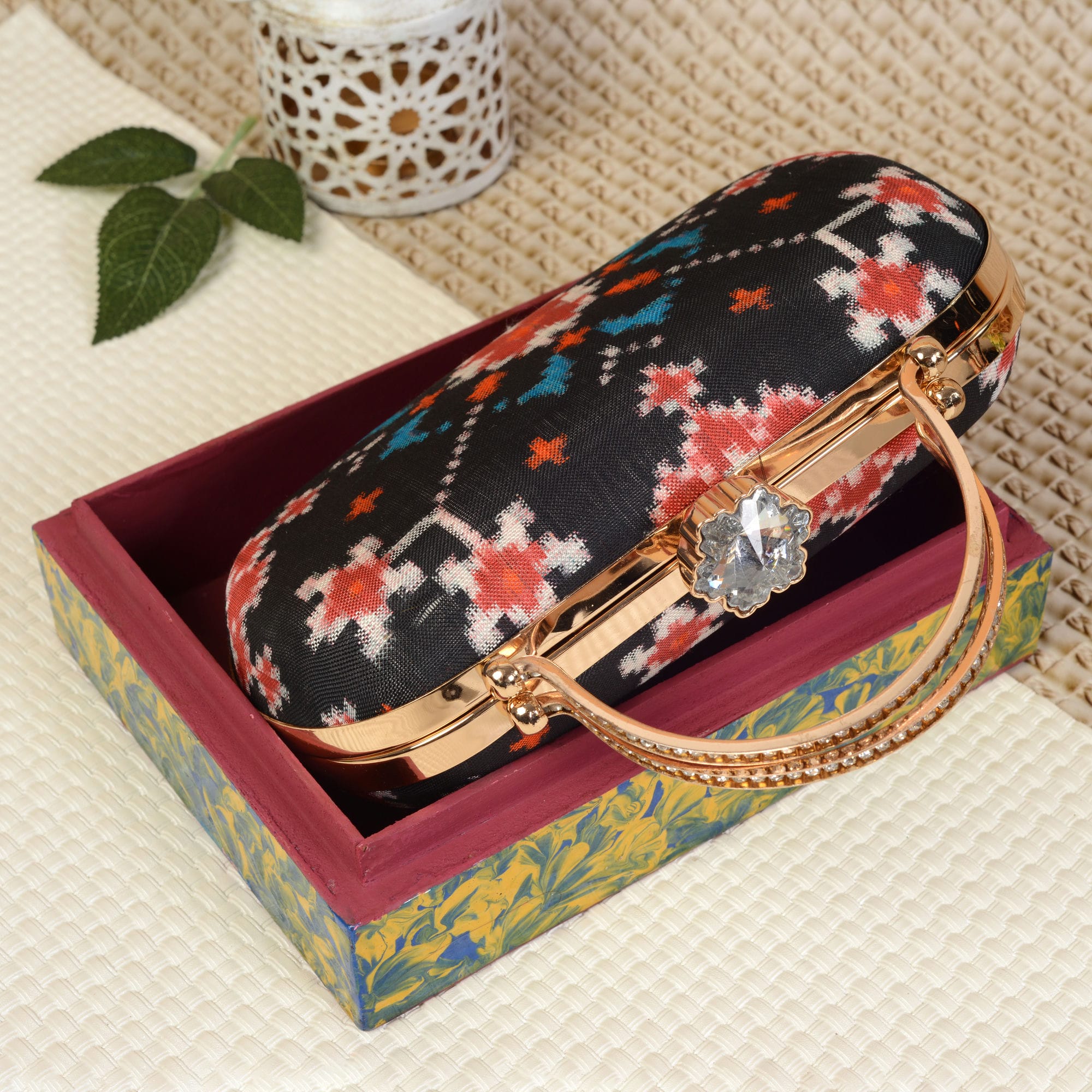 Double Ikat Patola Clutch