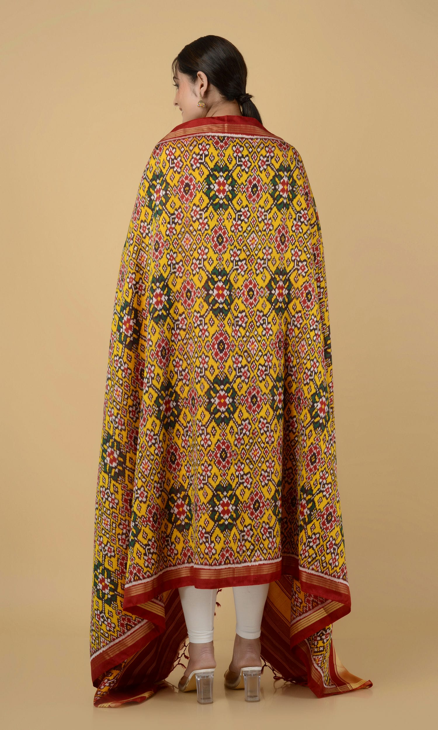 Twill Weave Patola Dupatta Nau Ratan