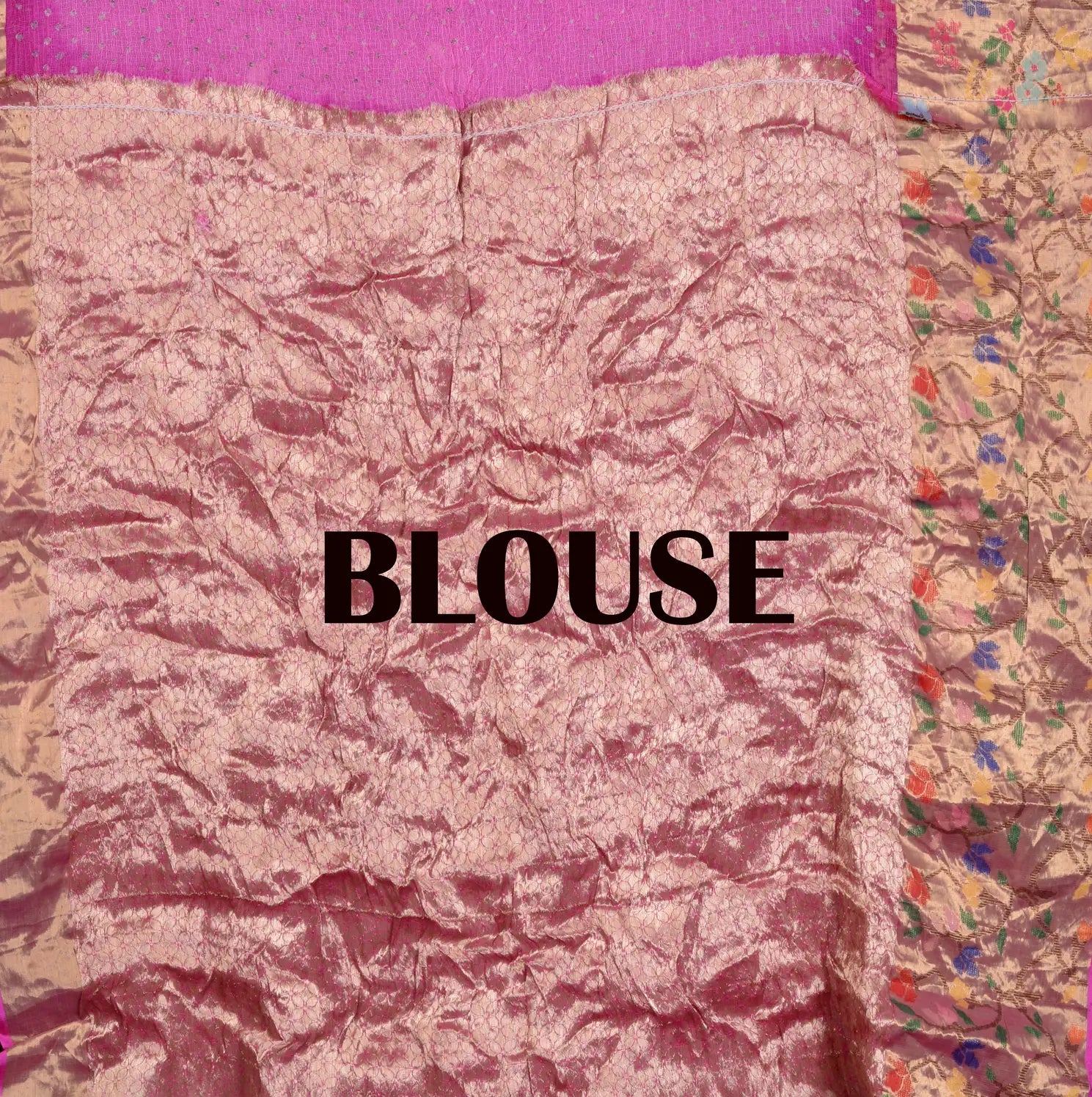 Kota Doriya Banarasi Weave Bandhani Saree