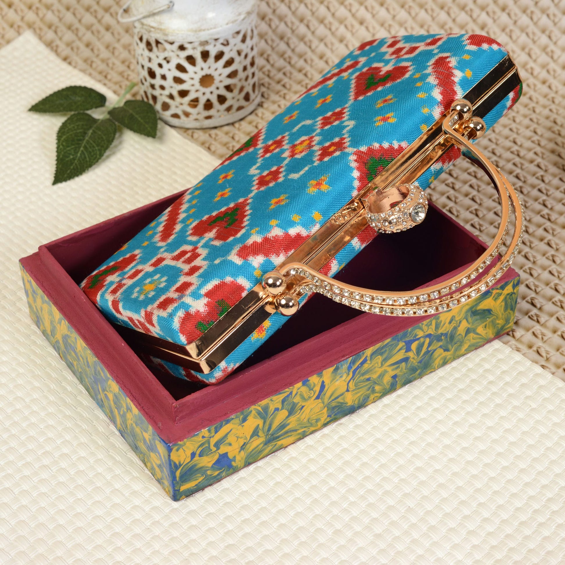 Double Ikat Patola Clutch