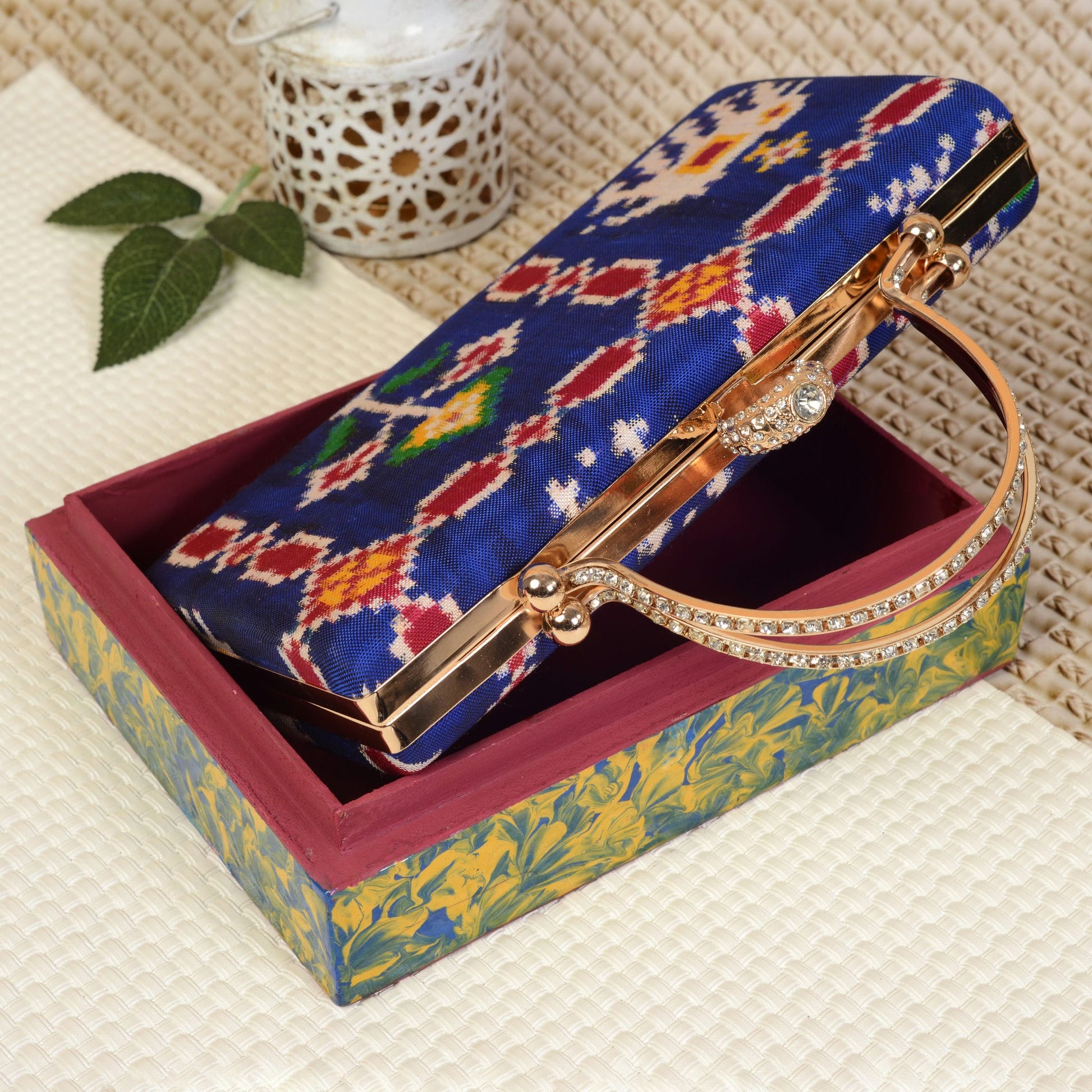 Double Ikat Patola Clutch