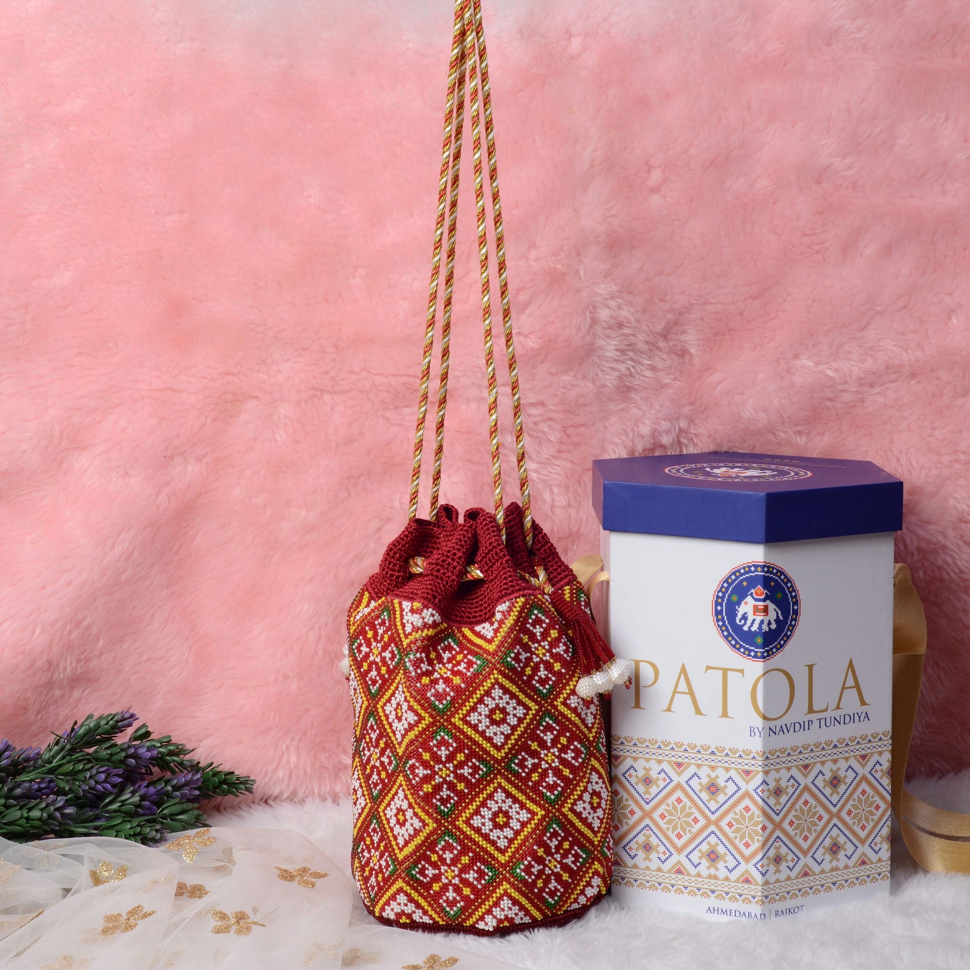 Moti Patola Beaded Batva