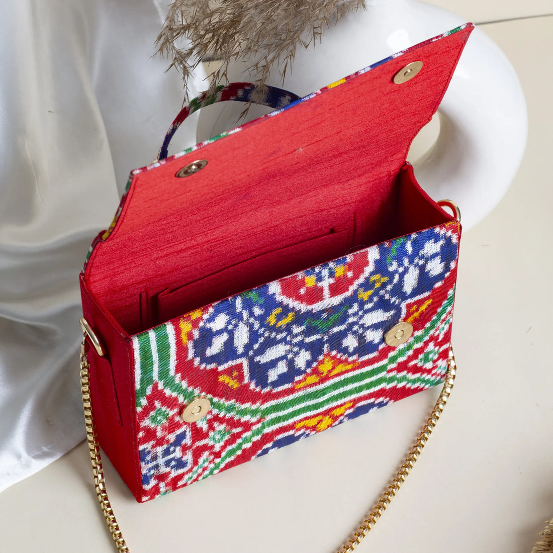 Double Ikat Patola Clutch
