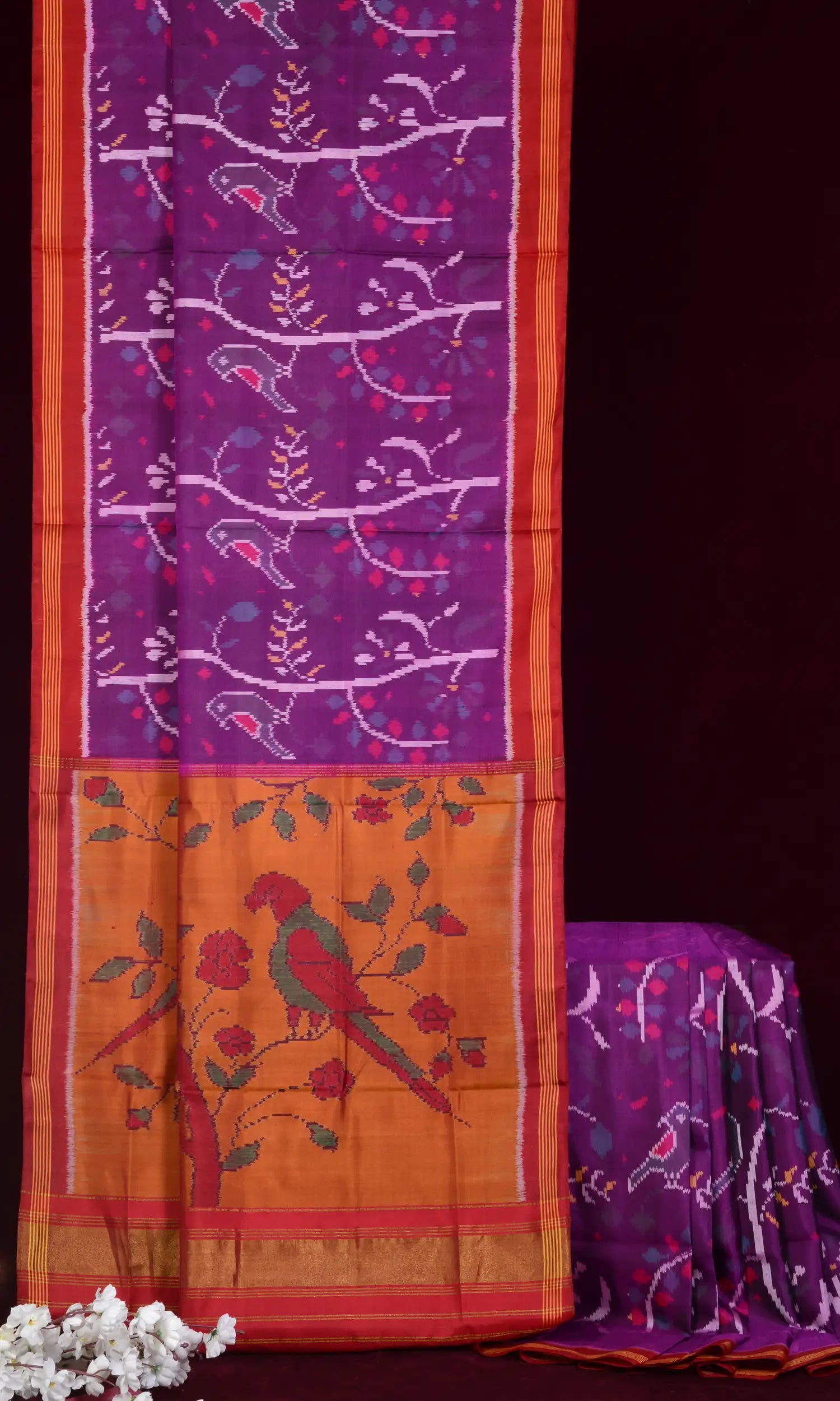 Single Ikat Patola Saree