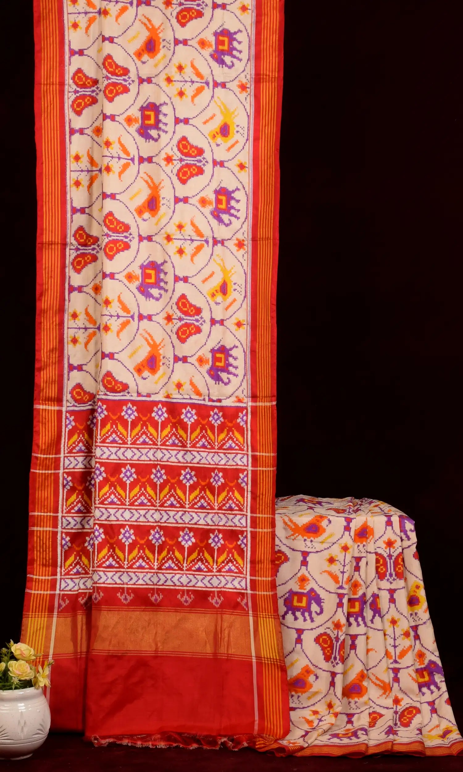 Double Ikat Patola Saree