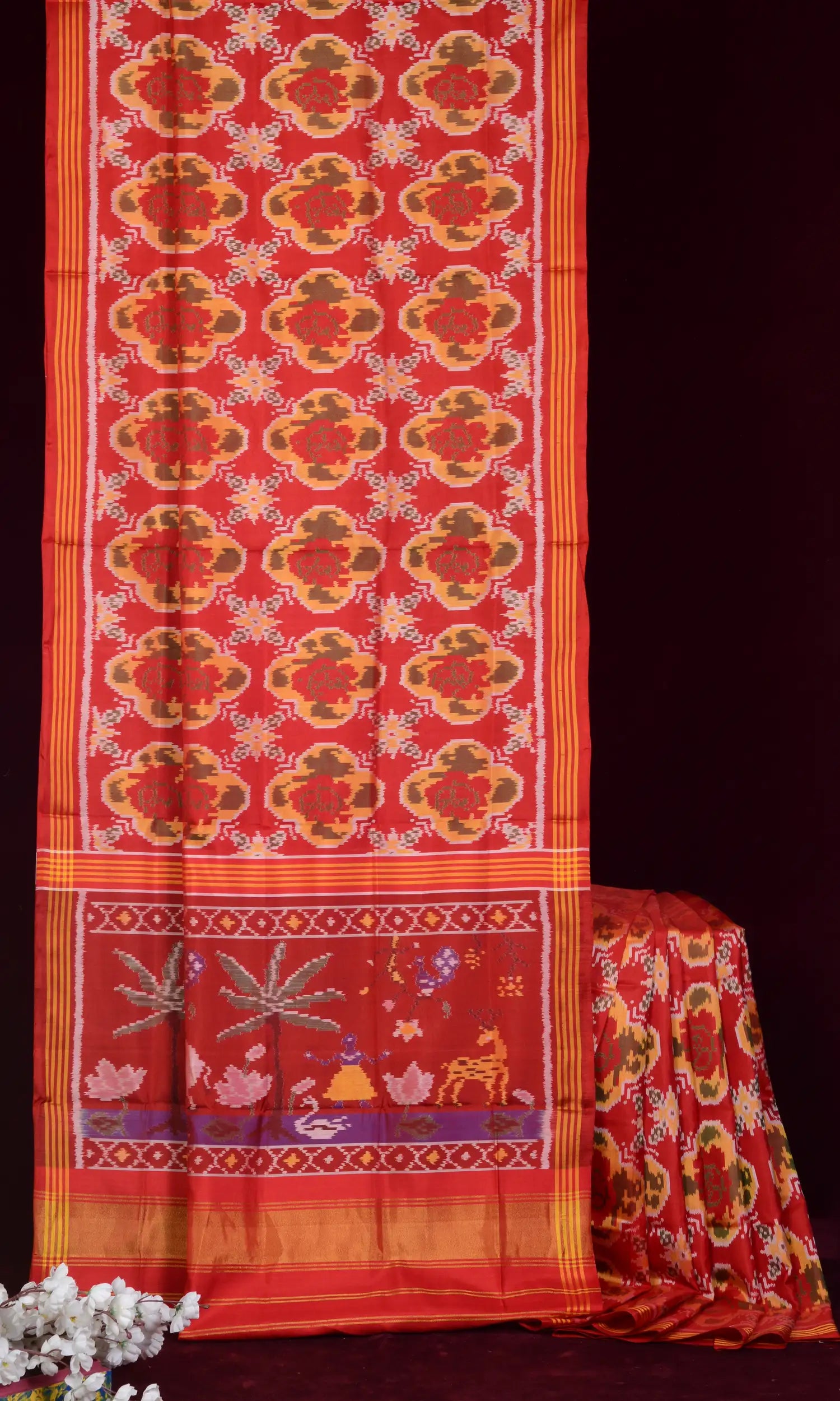 Single Ikat Patola Saree