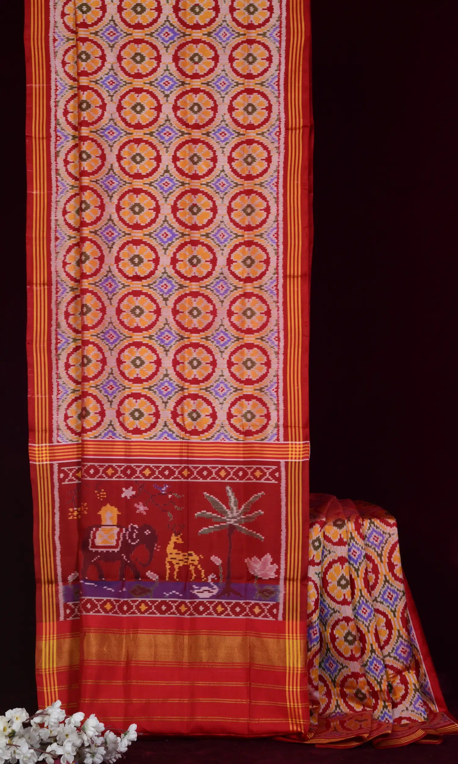 Single Ikat Patola Saree