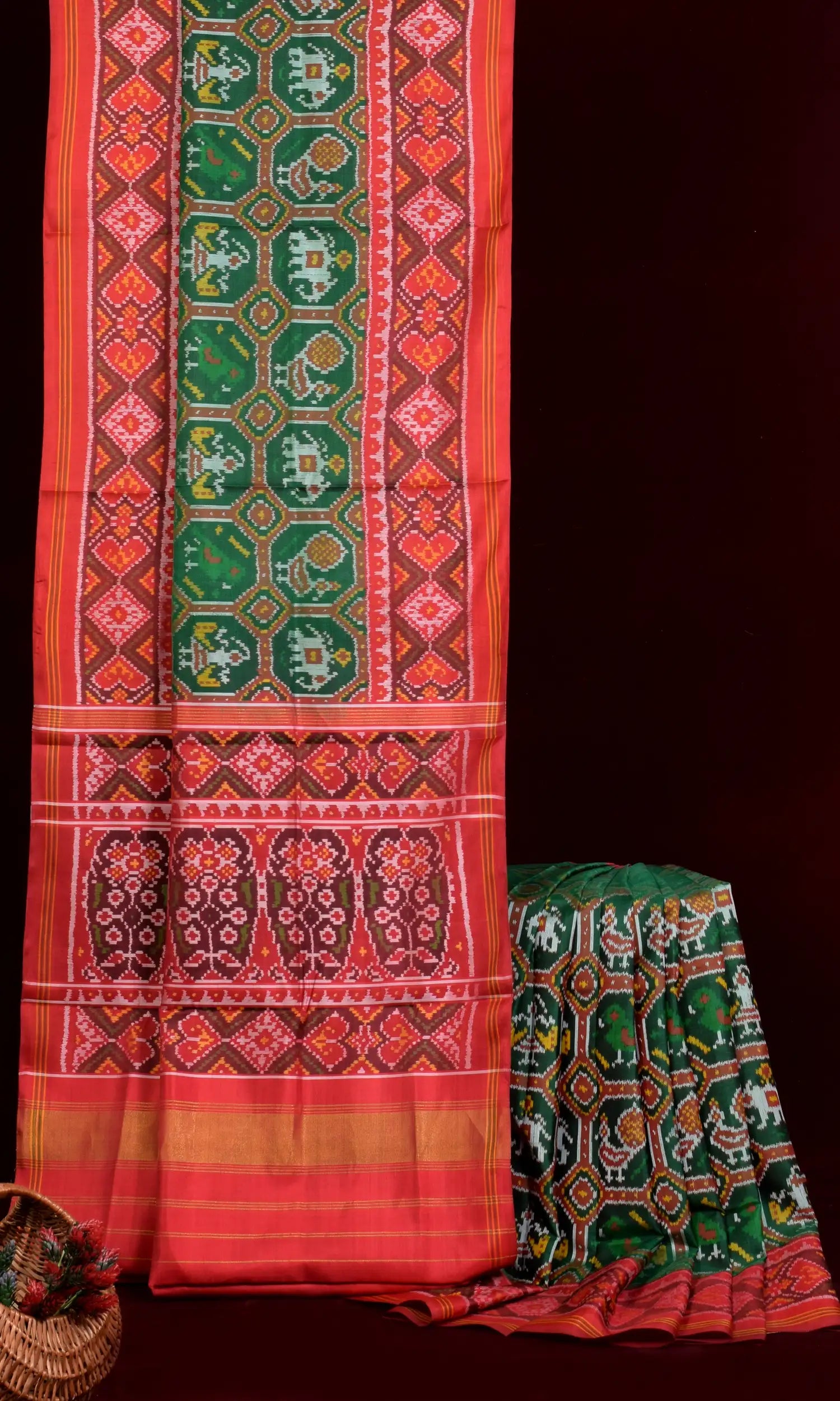 Single Ikat Patola Saree
