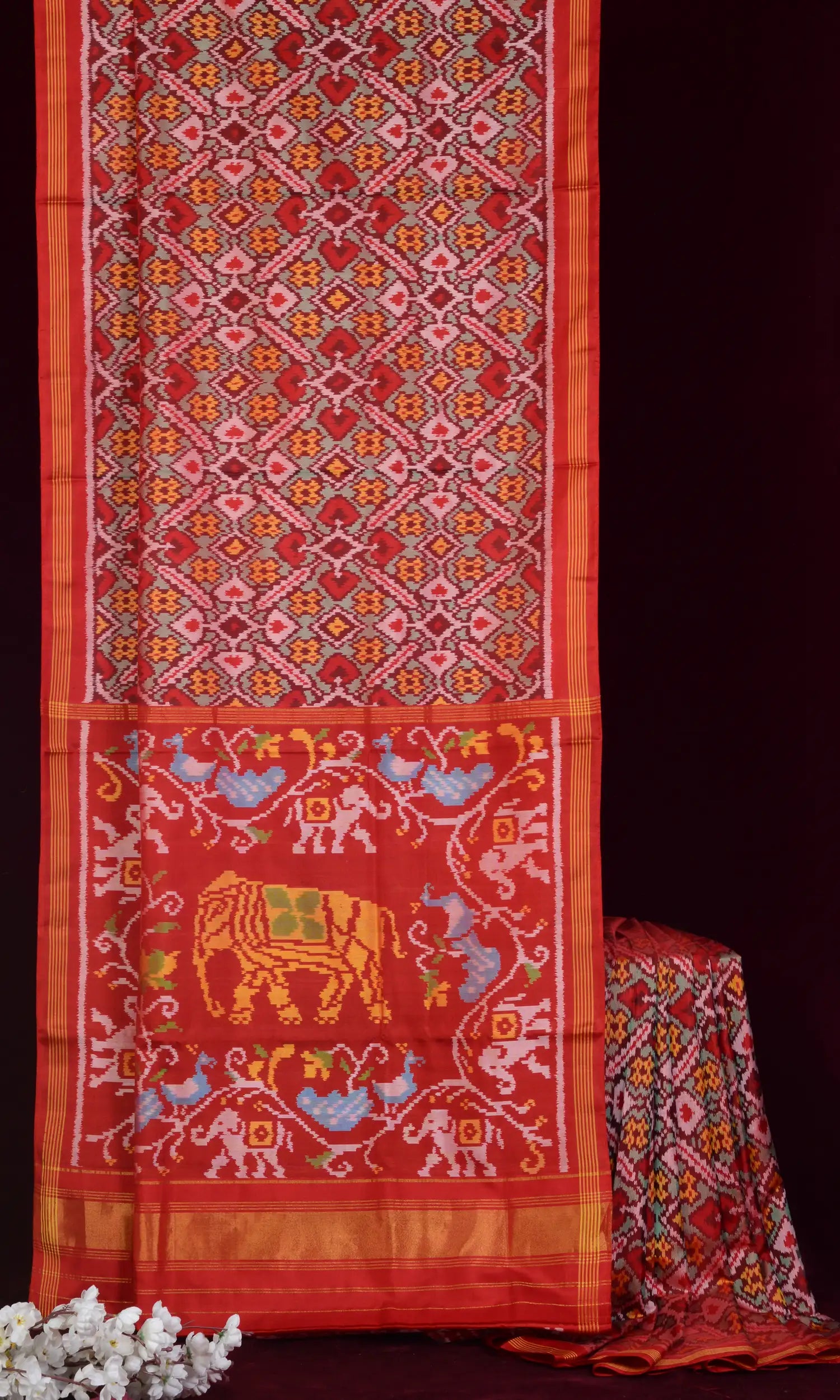 Single Ikat Patola Saree