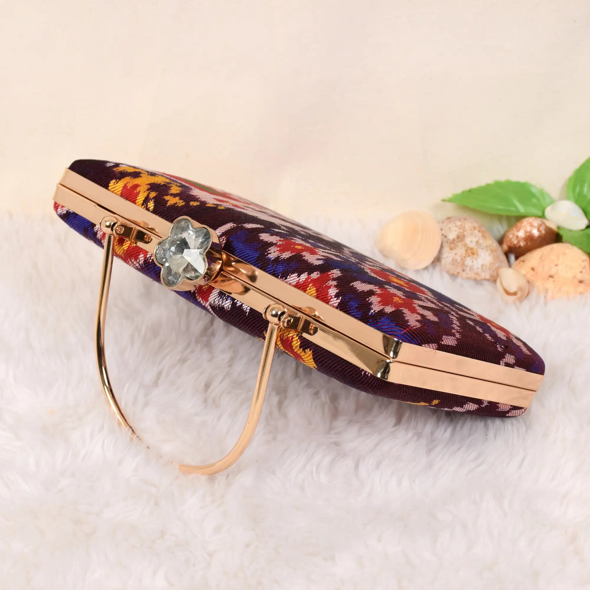Twill Weave Patola Clutch