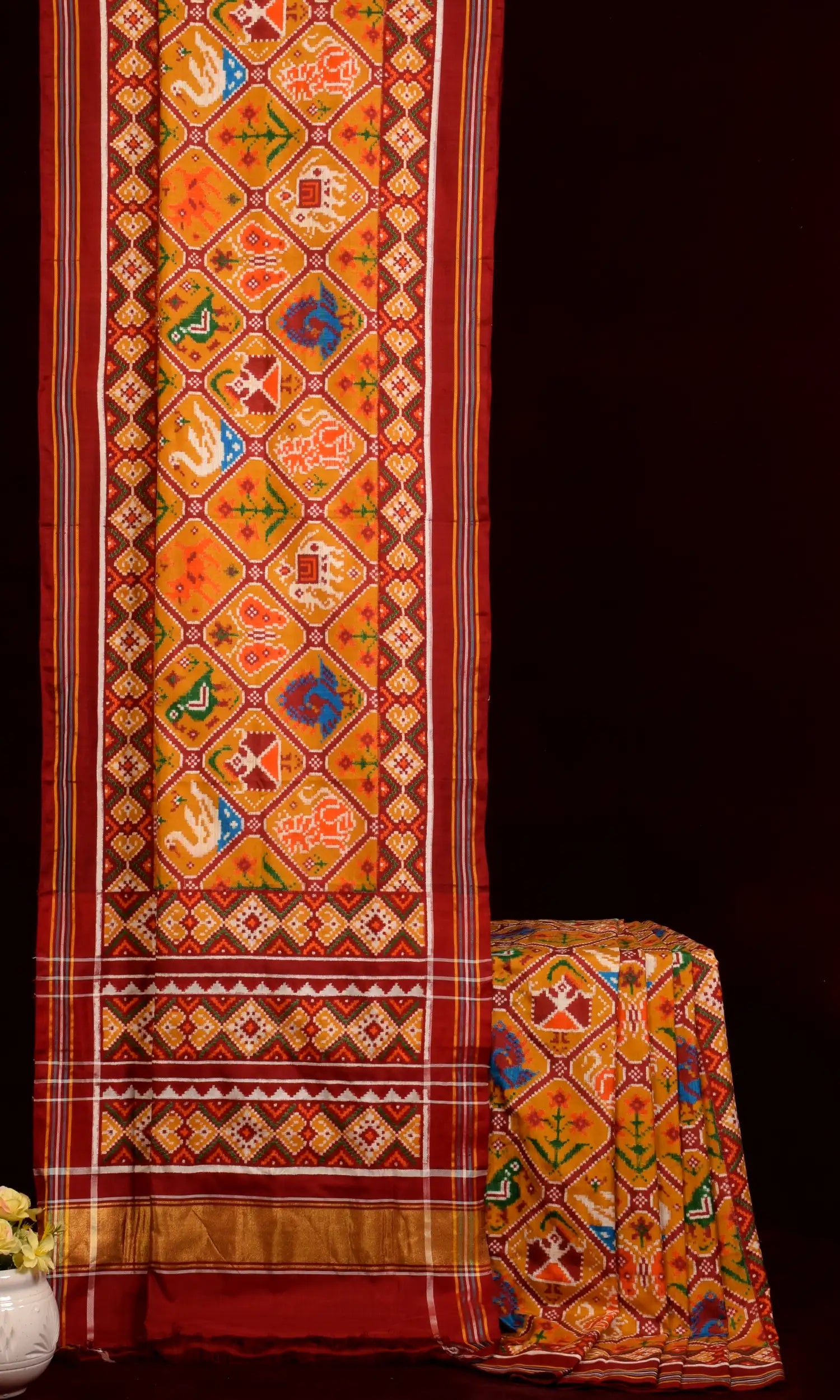 Double Ikat Patola Saree
