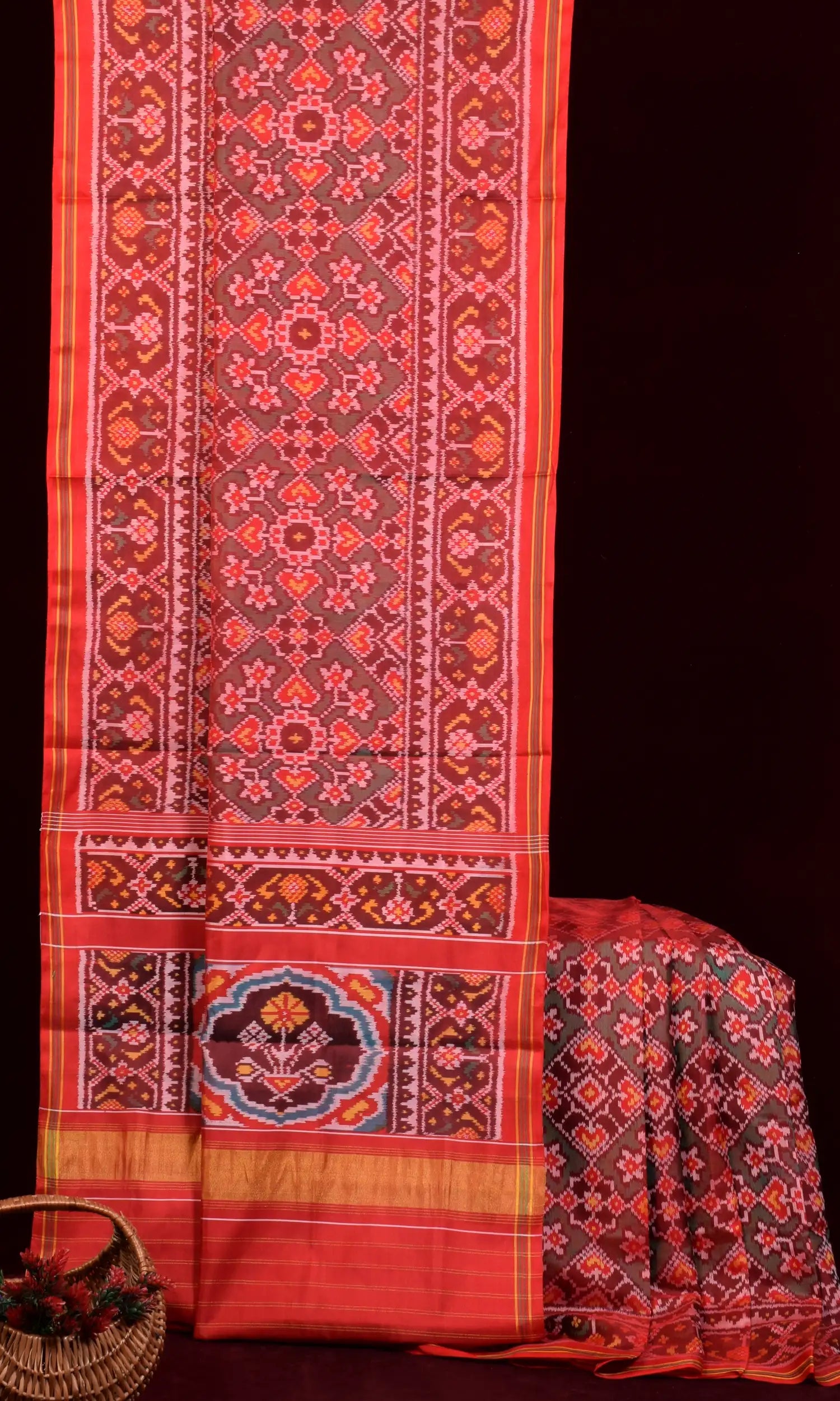 Single Ikat Patola Saree