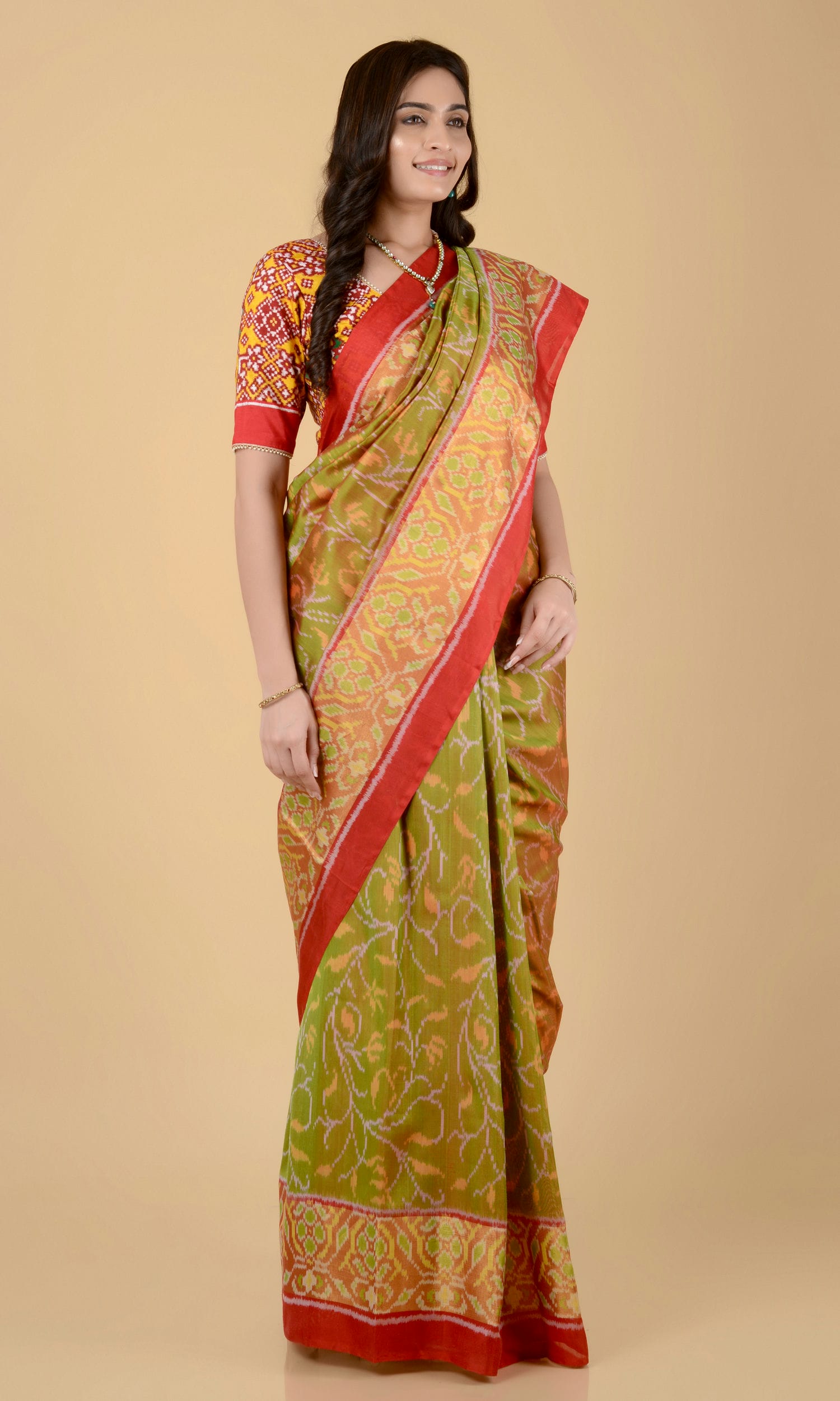 Rajkoti Patola Saree Jaal