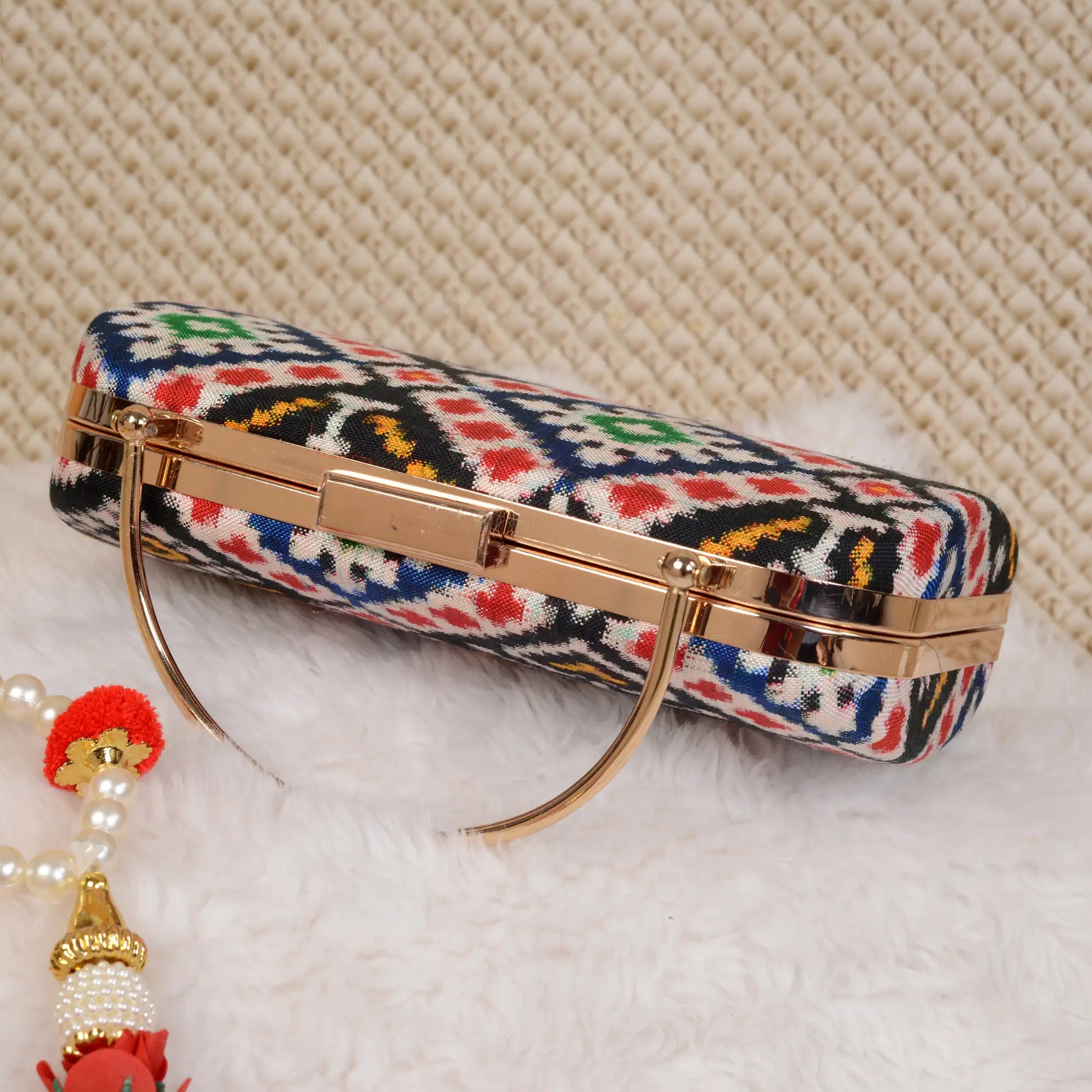 Double Ikat Patola Clutch