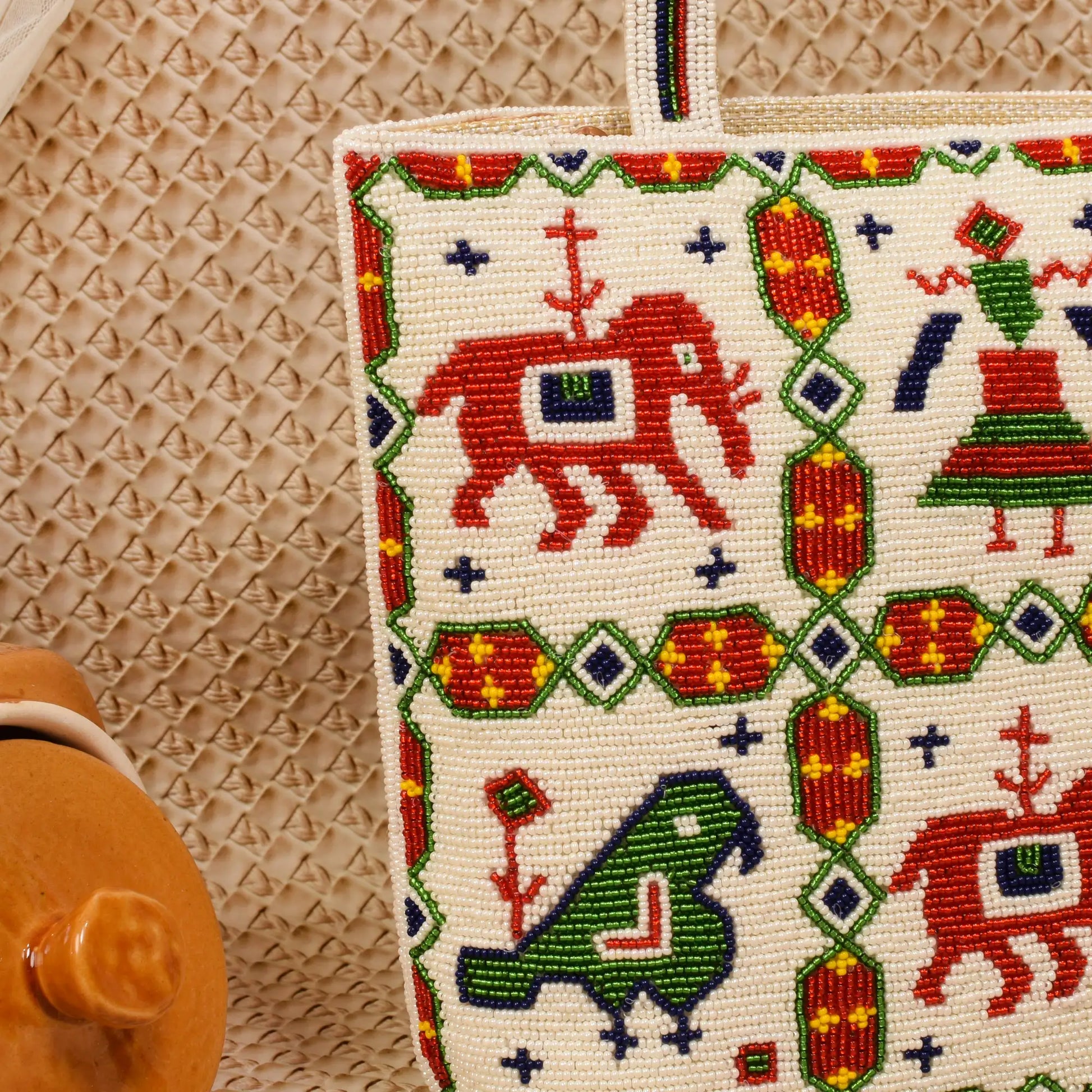 Patola Beaded Handbag