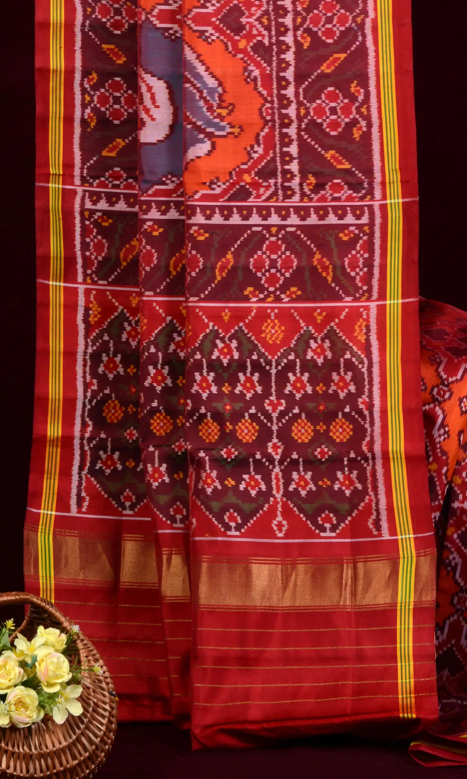 Single Ikat Patola Saree