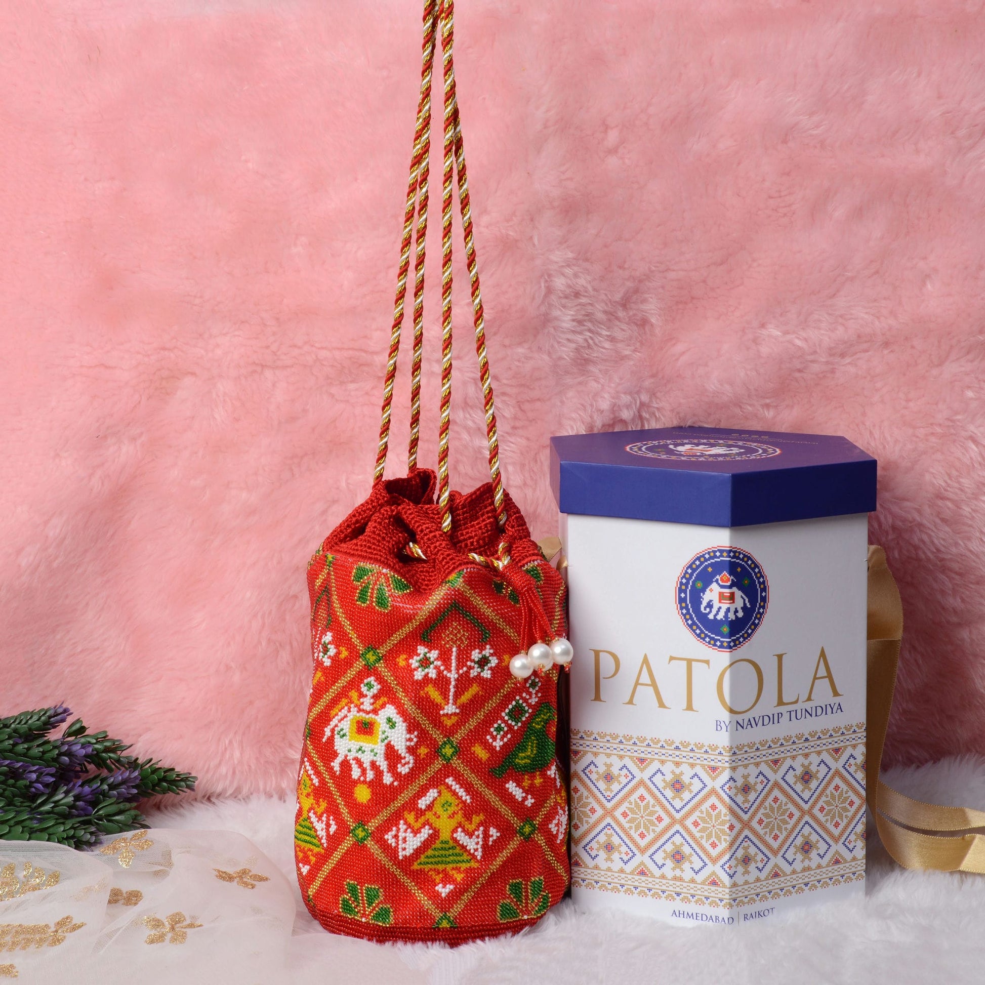 Moti Patola Beaded Batva