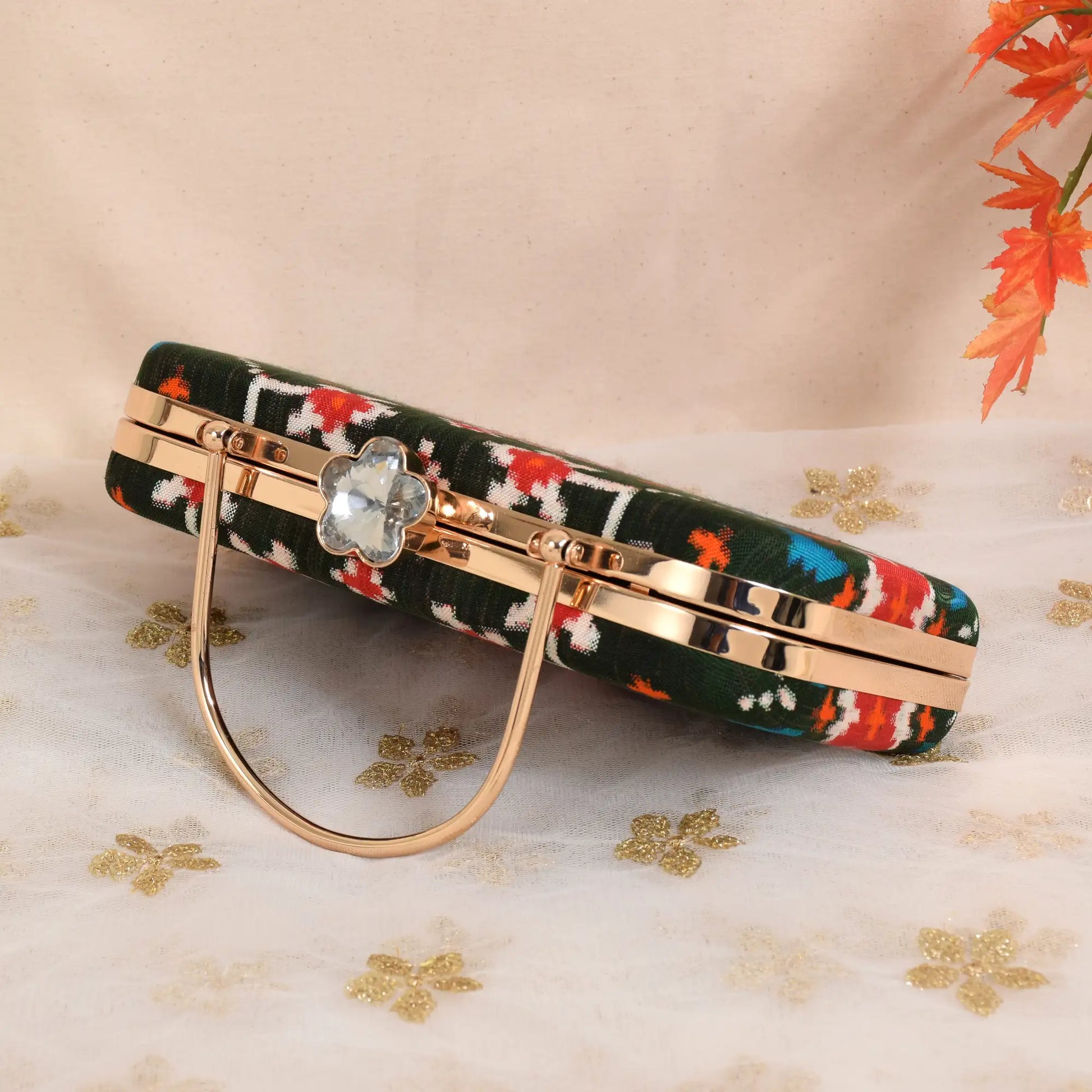 Double Ikat Patola Clutch