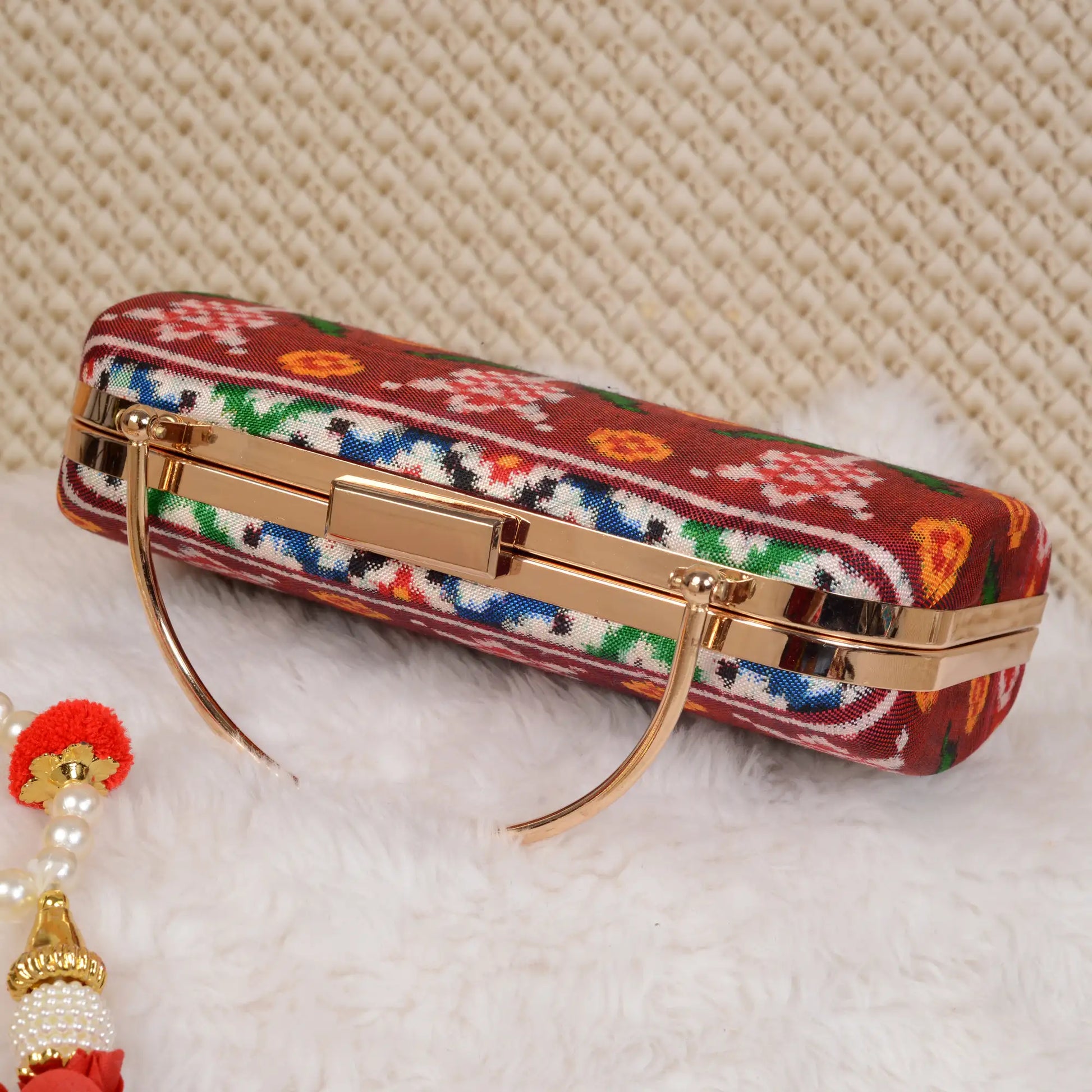 Double Ikat Patola Clutch