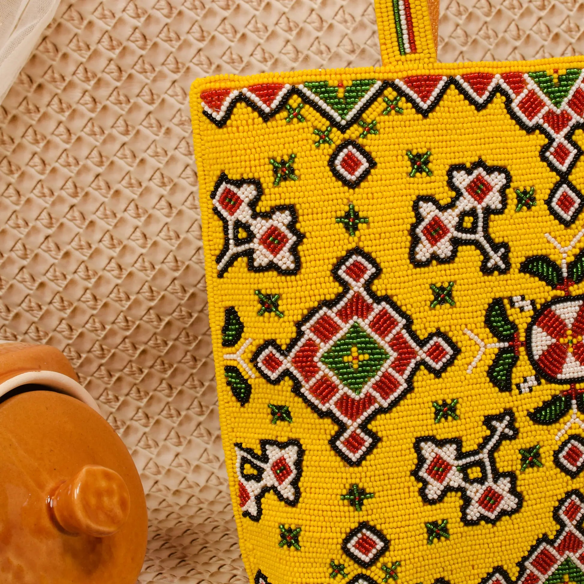 Patola Beaded Handbag