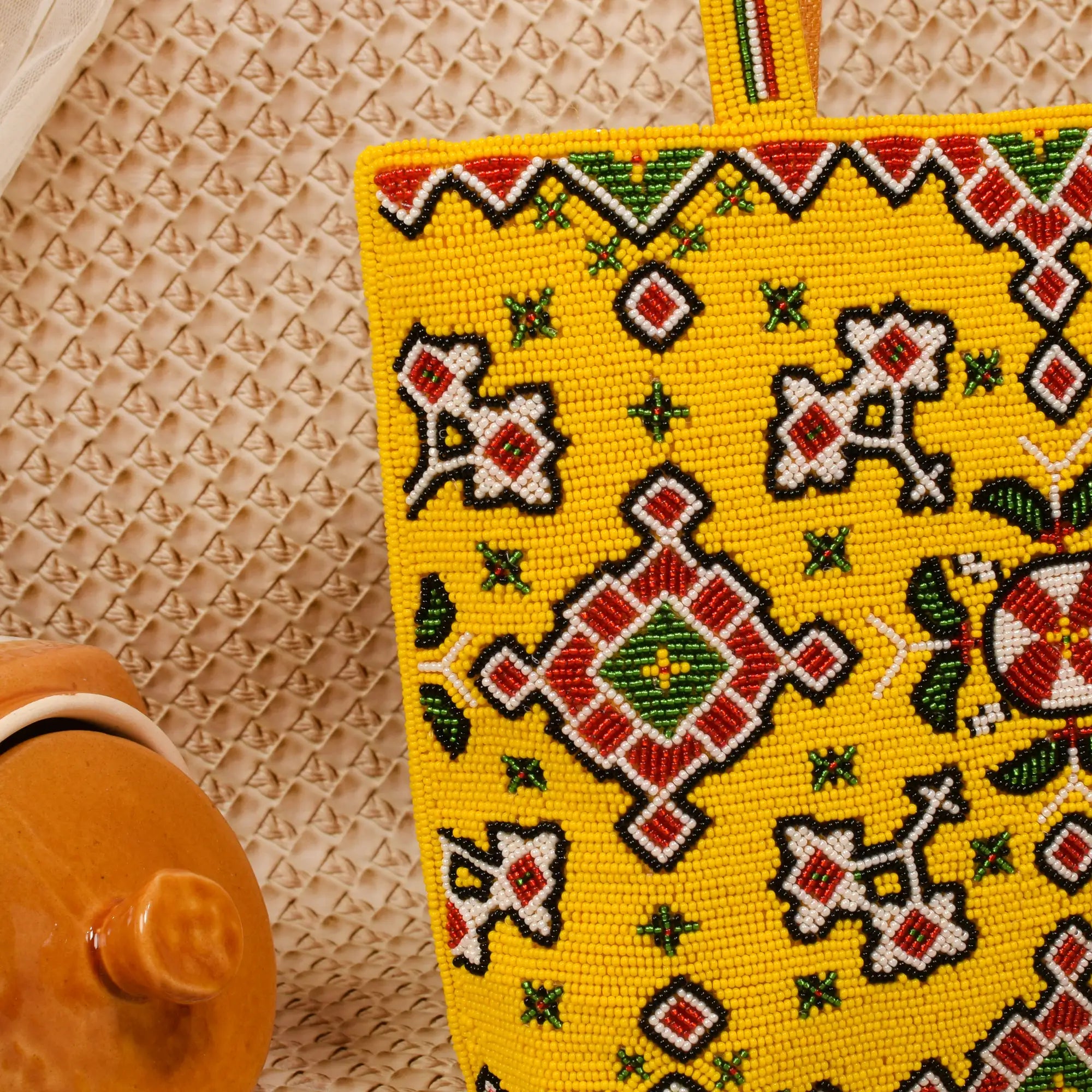 Patola Beaded Handbag