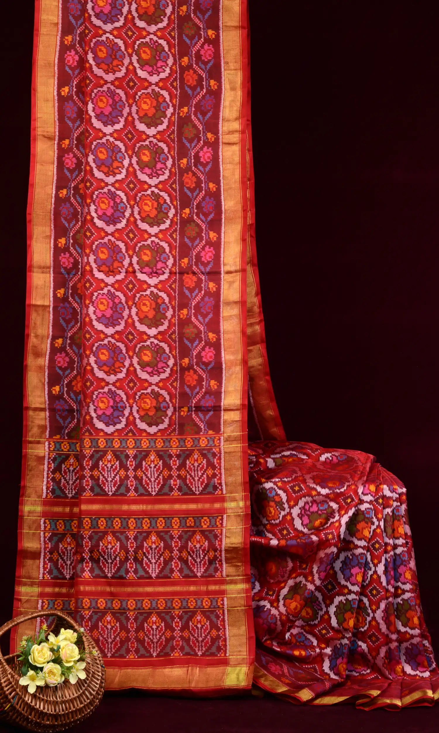 Single Ikat Patola Saree
