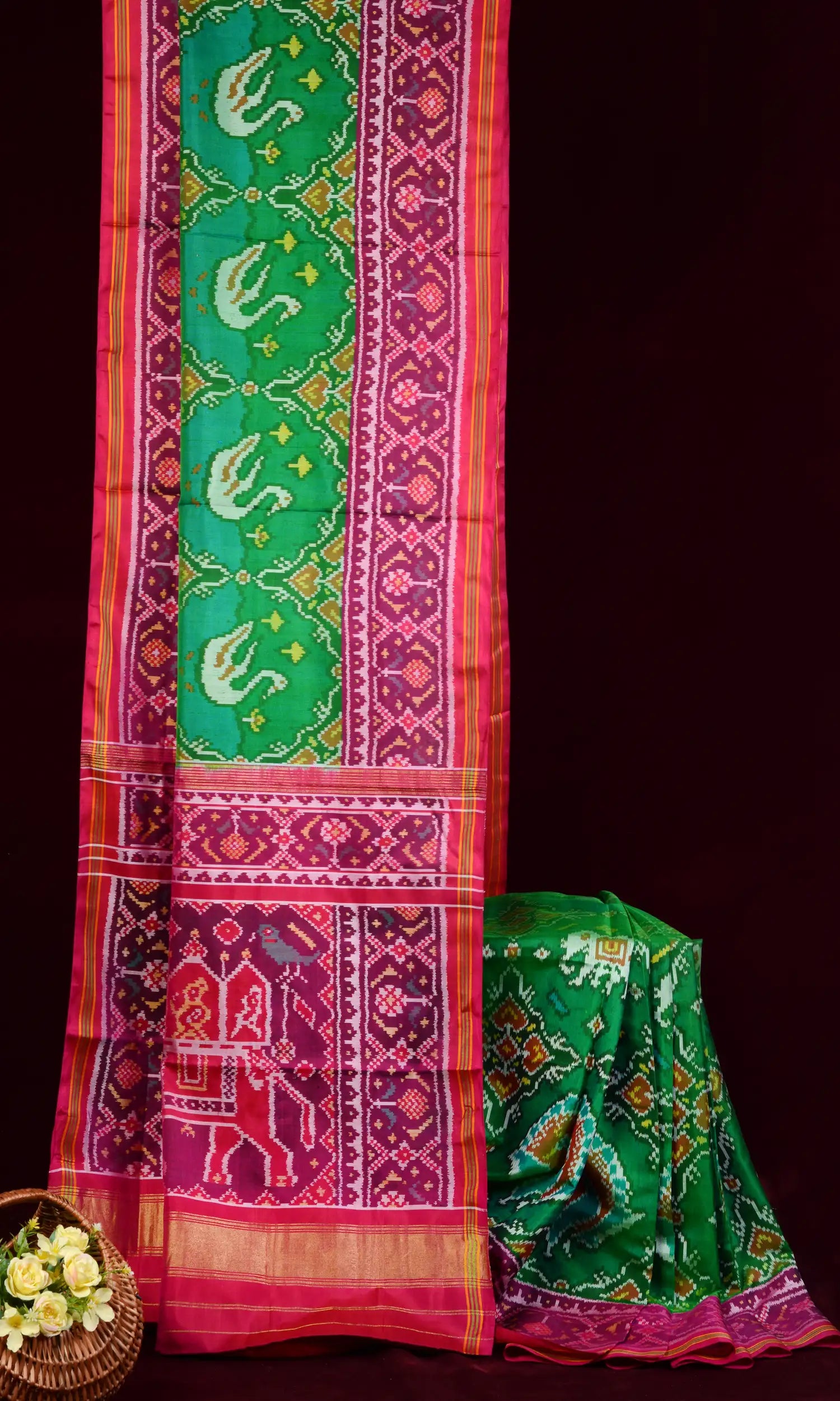 Single Ikat Patola Saree