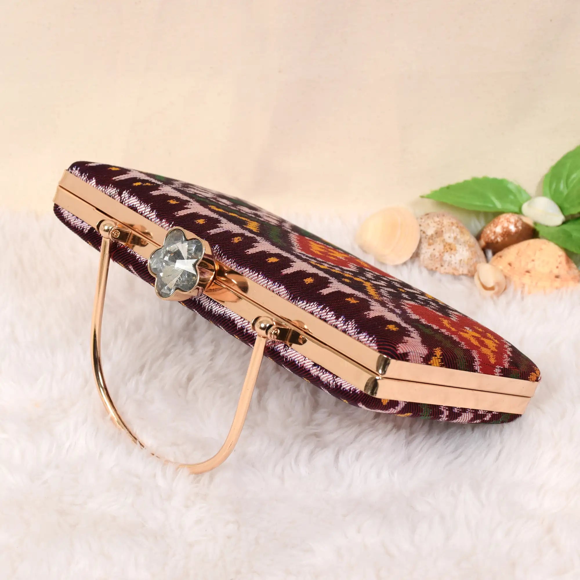 Twill Weave Patola Clutch