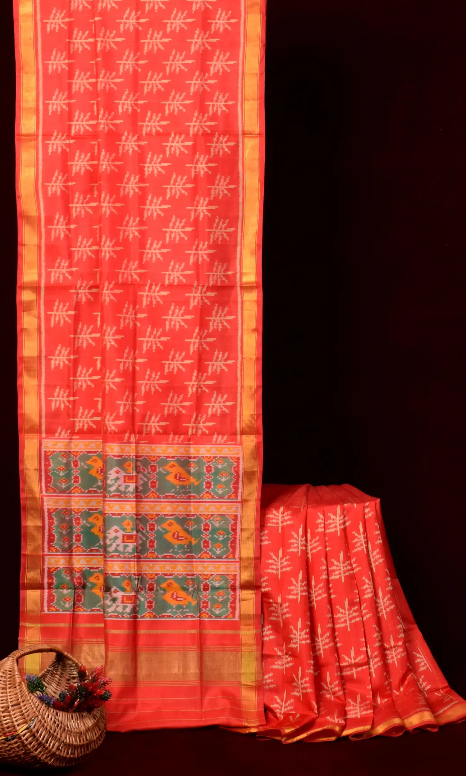 Rajkoti Patola Saree