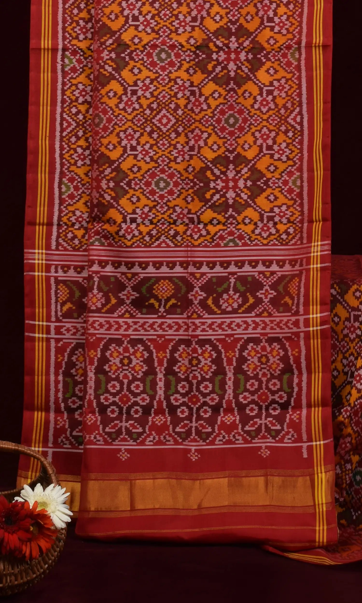 Single Ikat Patola Saree